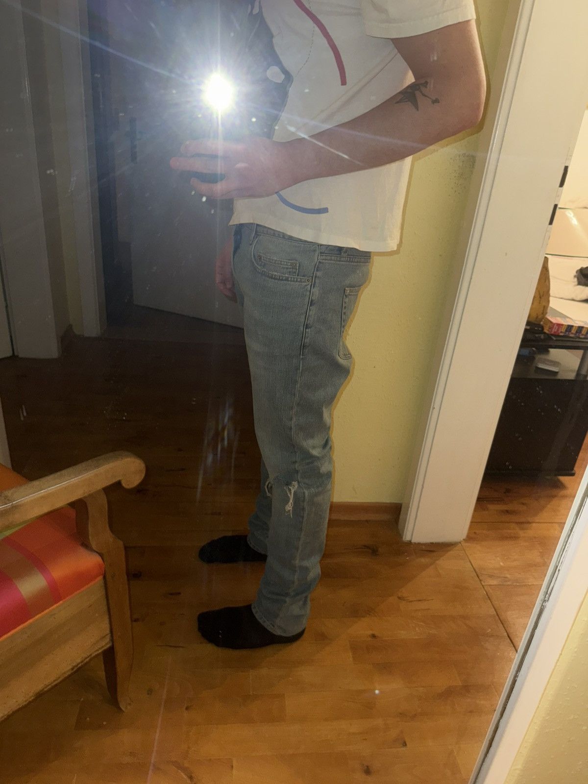 Saint Laurent Paris Saint Laurent ripped skinny jeans Size US 32 / EU 48 - 11 Thumbnail