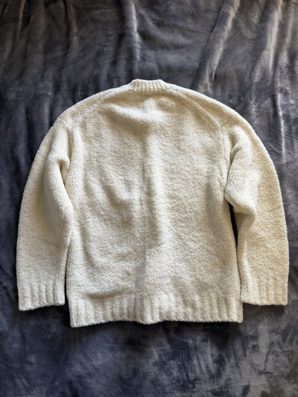 Nanushka Nanushka Cream Fleece Crewneck Sweater Size US L / EU 52-54 / 3 - 3 Thumbnail