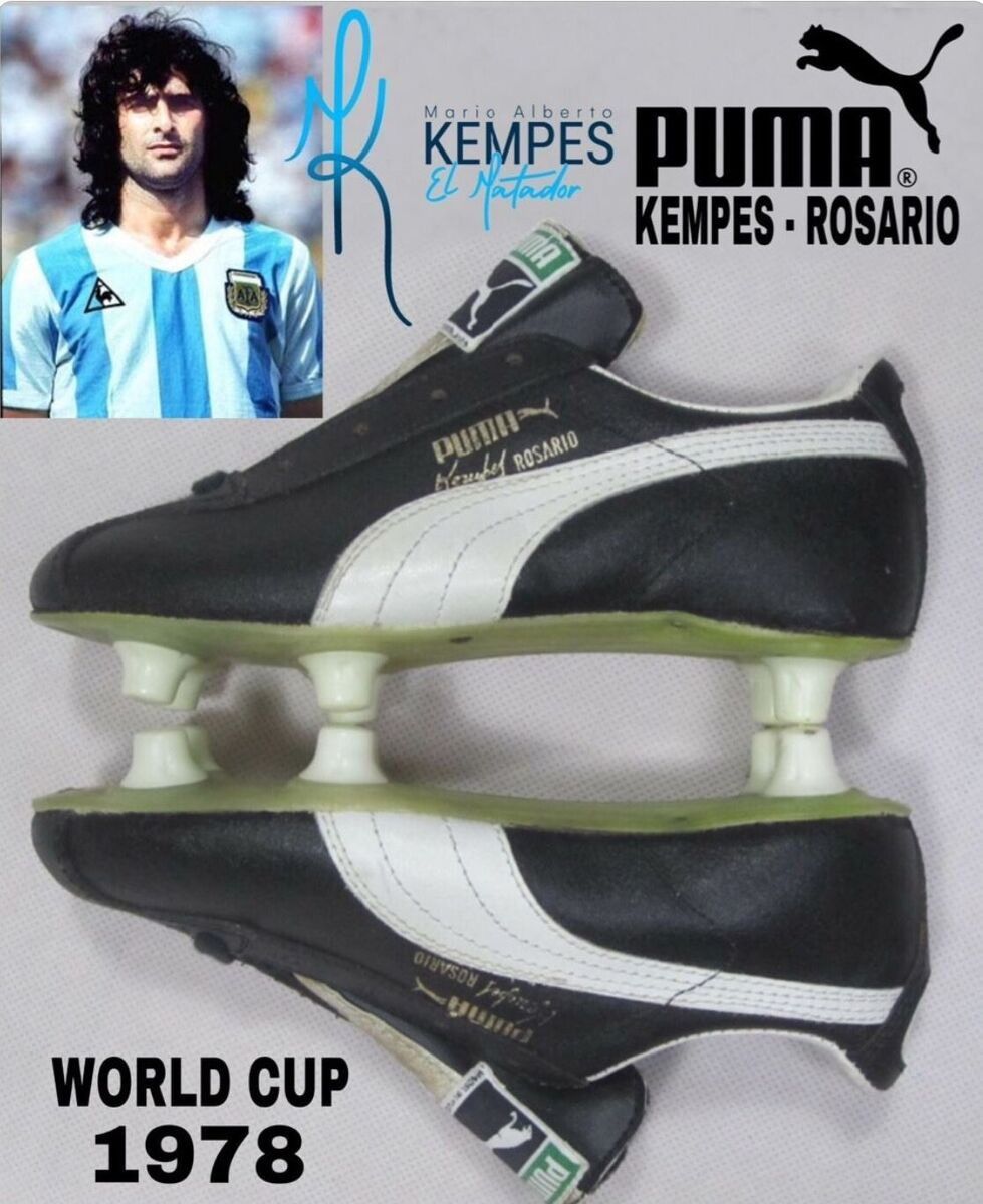 Puma Vintage Dead Stock Kempes Rosario Football Boots 1978