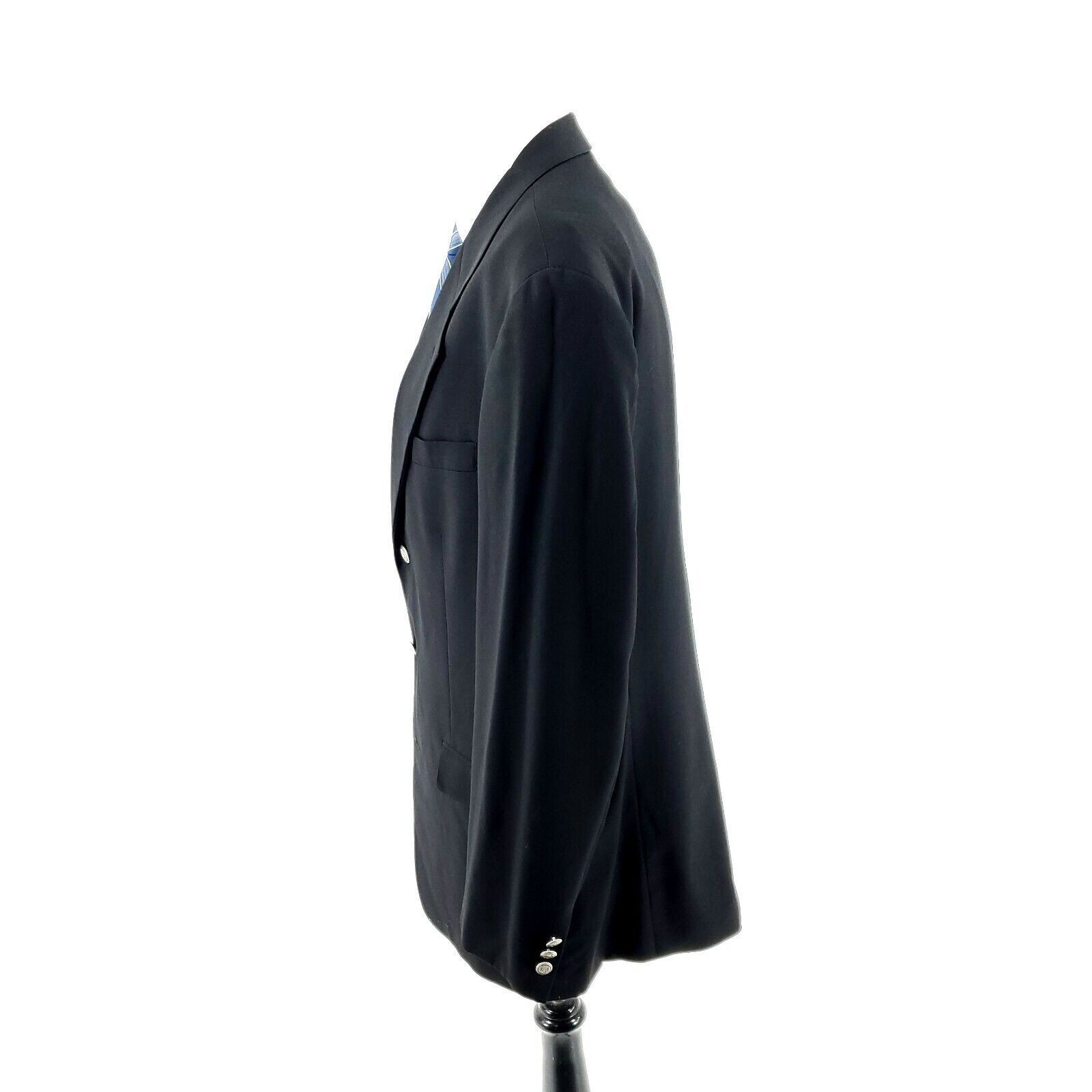 Joseph & Feiss Joseph & Feiss Internatioinal Wool 3 Silver Button Blazer 40 Size 40L - 5 Thumbnail