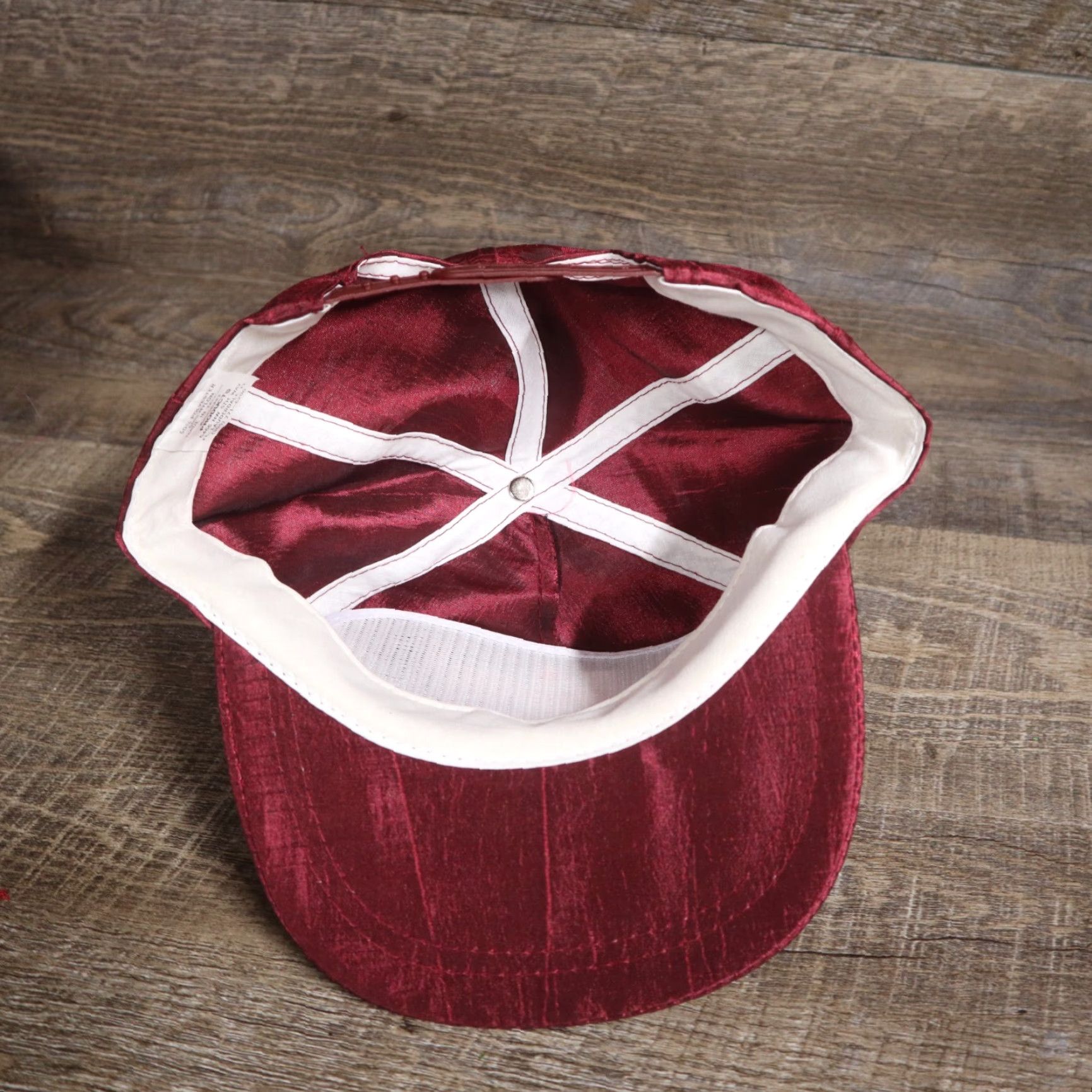 Vintage VINTAGE Texaco Hat Unisex Adults Adjustable Nylon Maroon 90s Trucker Hat Texas State Theme 1980s/90s It’s That Good Texas State Texaco Hat Mens Size ONE SIZE - 6 Thumbnail
