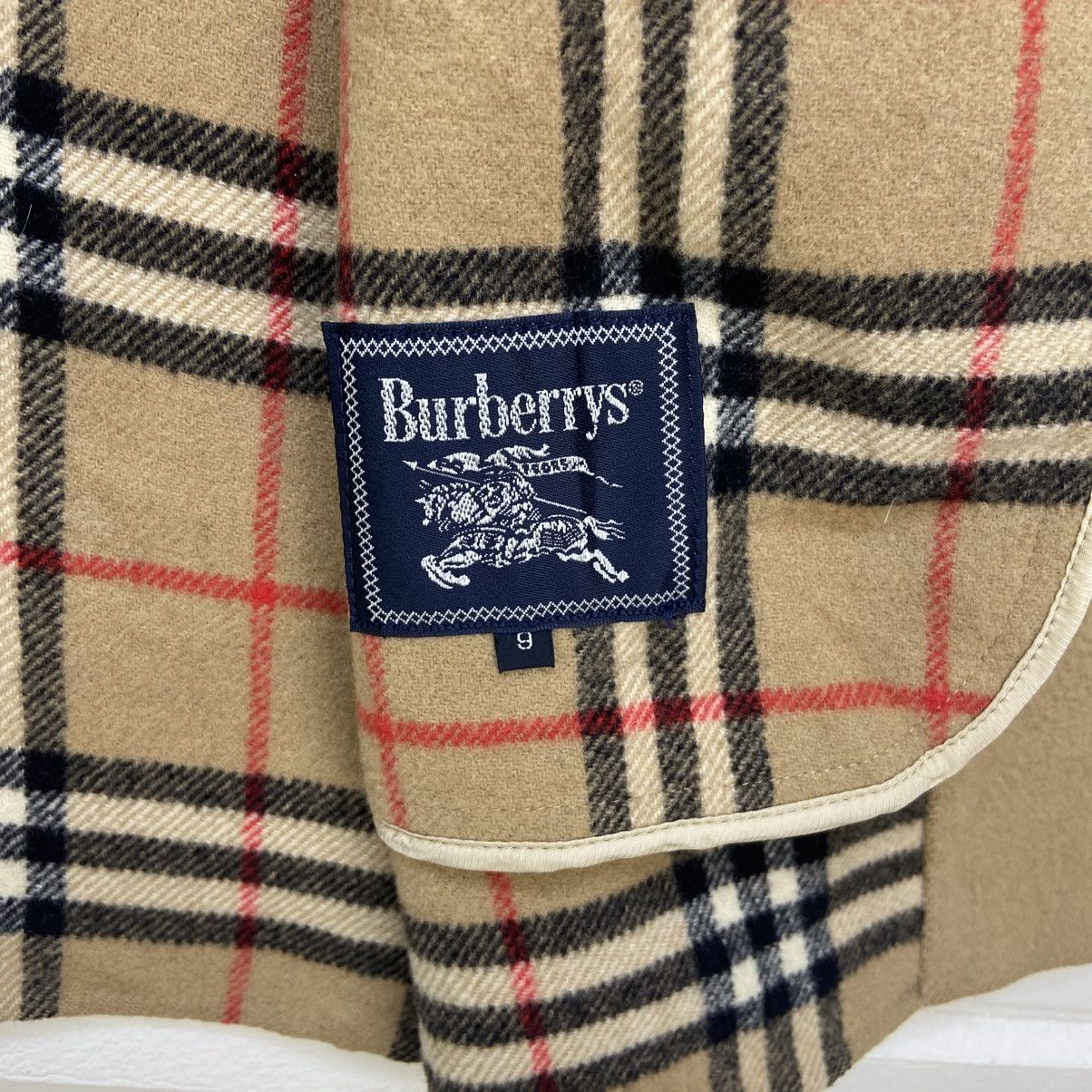 Burberry Prorsum Vintage Burberrys Prorsum Nova Check Wool Cashmere Coat Size M / US 6-8 / IT 42-44 - 22 Thumbnail