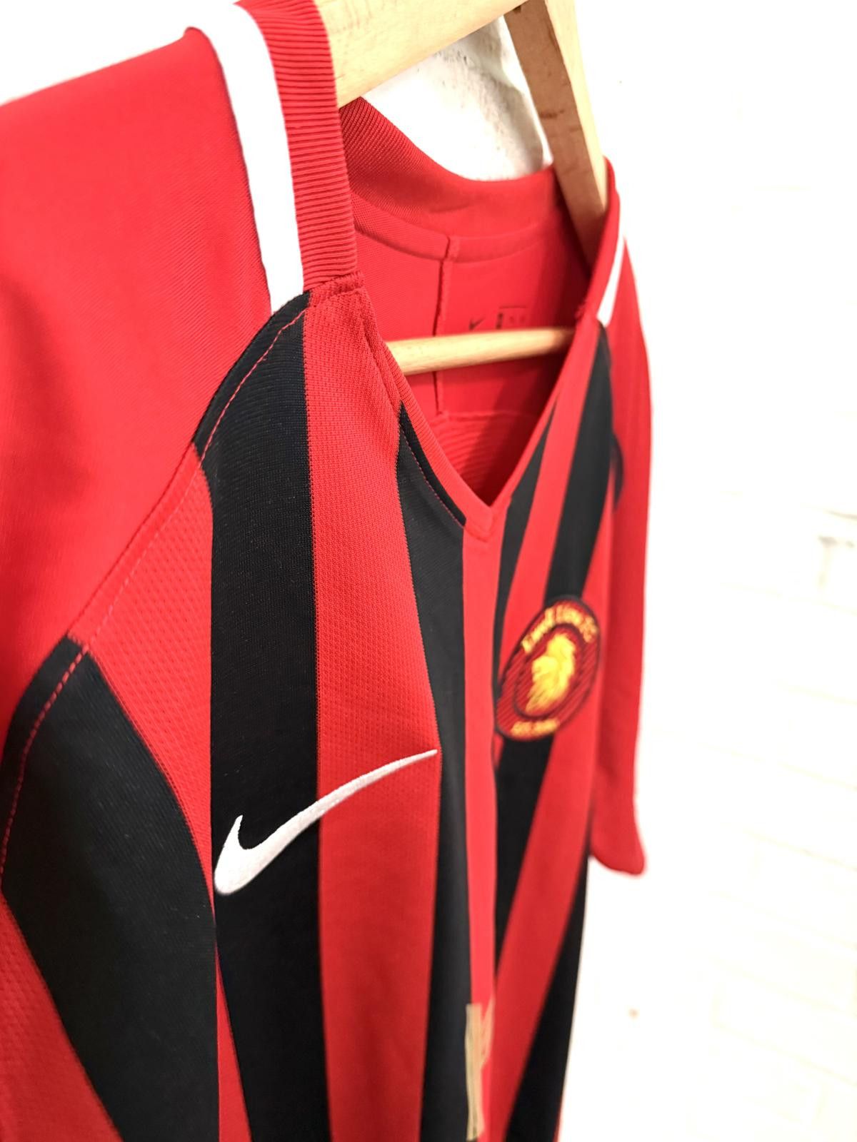 Nike Nike Red and Black Striped Men's Soccer Jersey Size US XXL / EU 58 / 5 - 3 Thumbnail