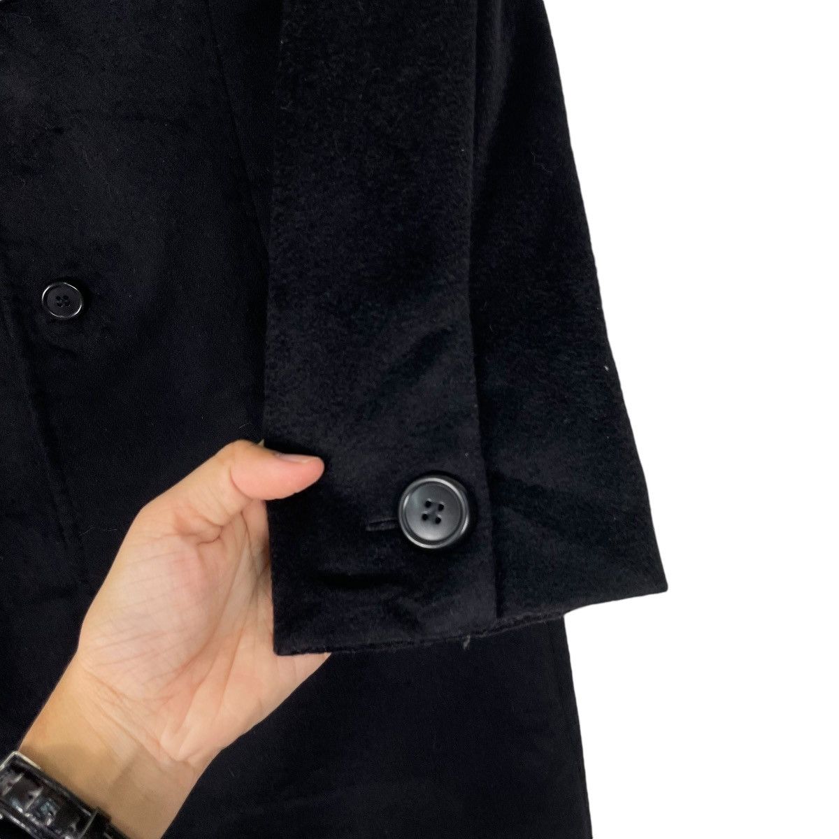 Designer × Max Mara 💥MAX MARA STUDIO BLACK PARKA JACKET Size S / US 4 / IT 40 - 14 Thumbnail
