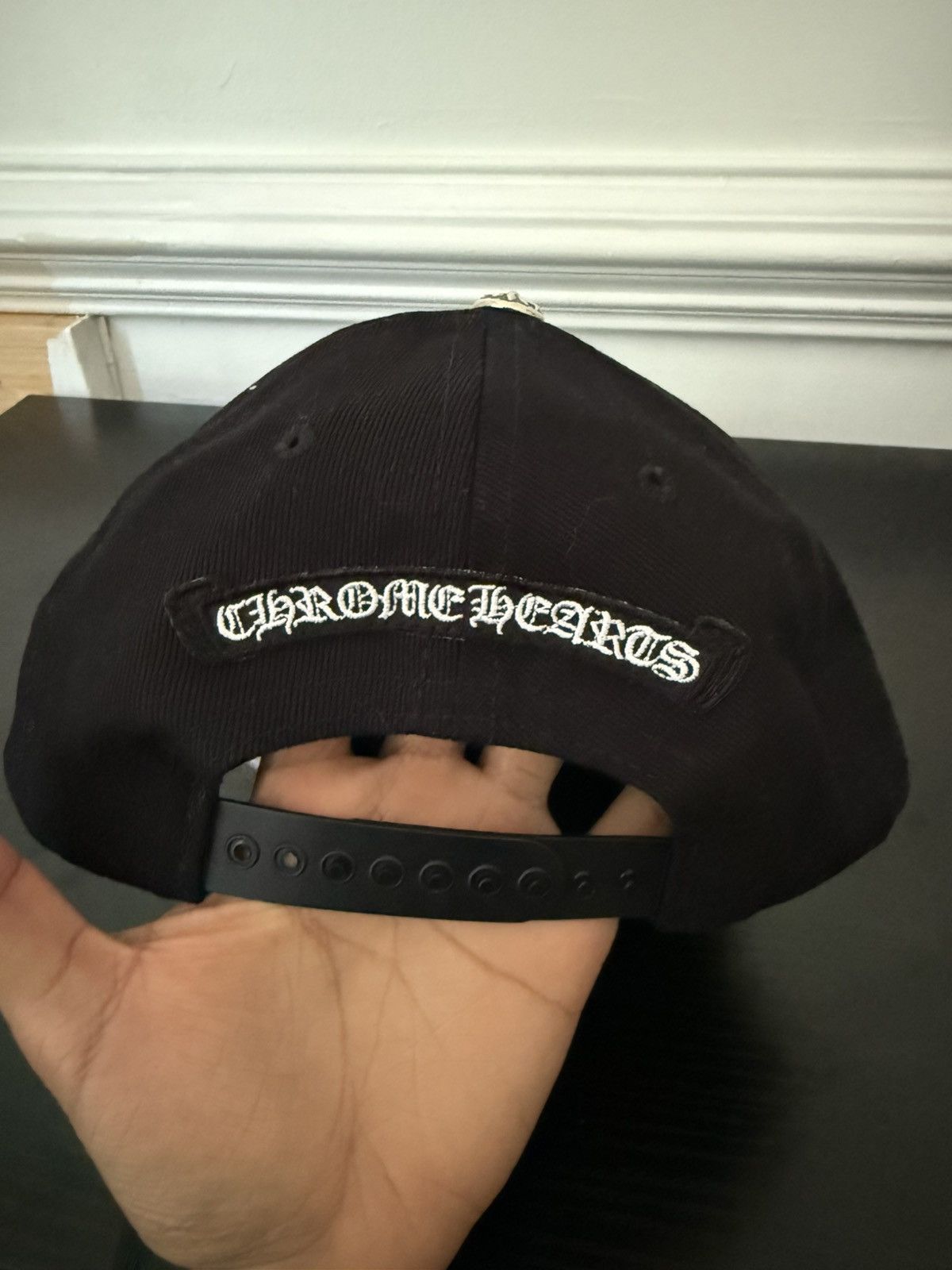 Chrome Hearts Brand New Chrome Hearts Horseshoe Denim SnapBack Size ONE SIZE - 2 Thumbnail