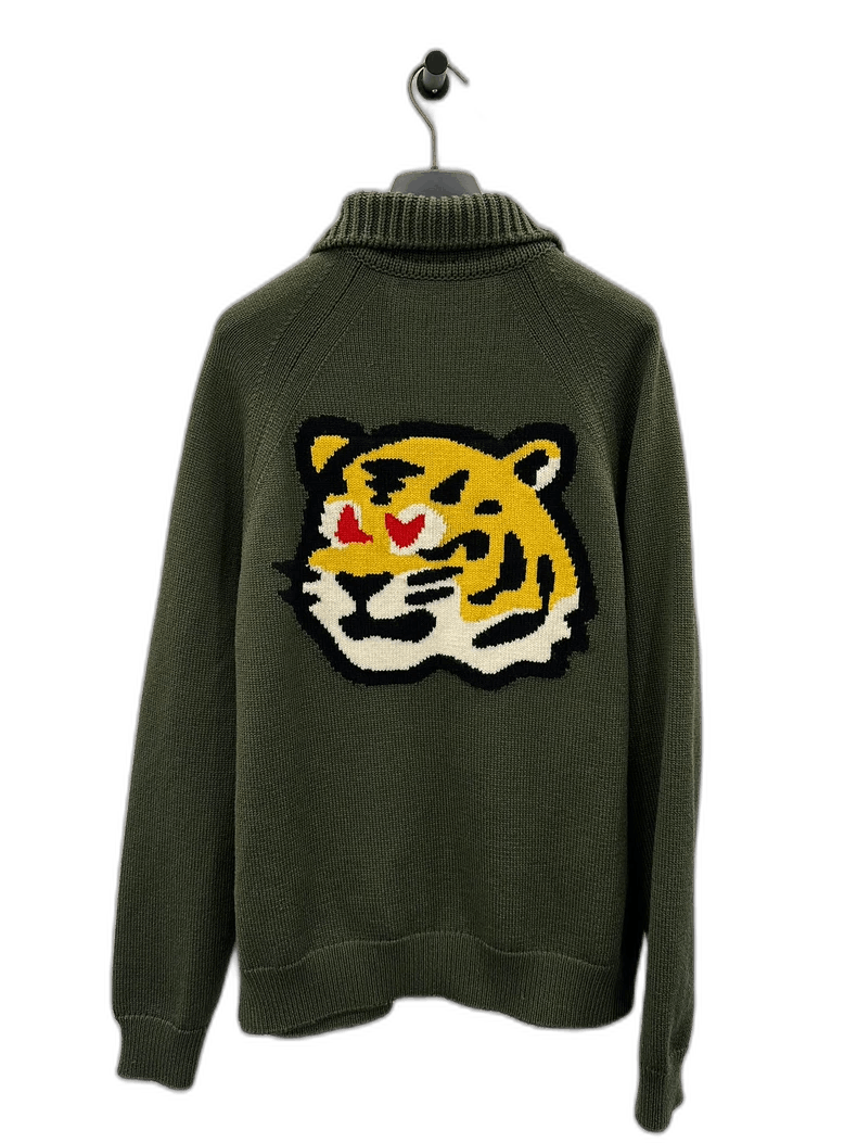 Louis Vuitton LV x Nigo green tiger wool knit sweater Size US L / EU 52-54 / 3 - 1 Thumbnail