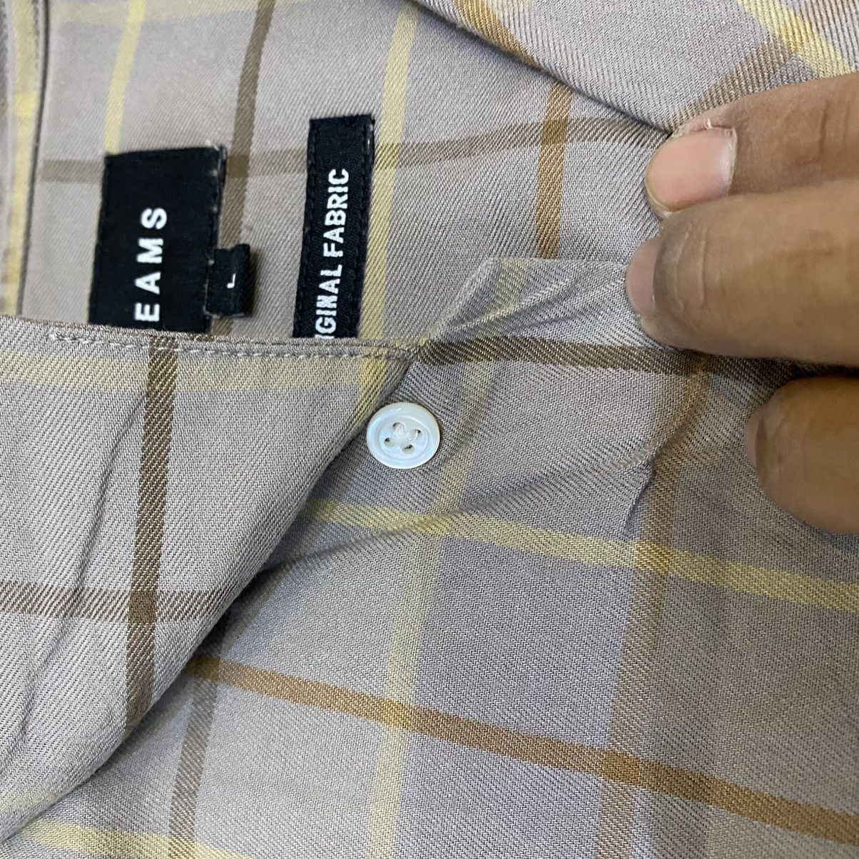 Beams Plus 2000s Beams Open Collar Plaid Button Ups Shirts Size US XXL / EU 58 / 5 - 9 Thumbnail