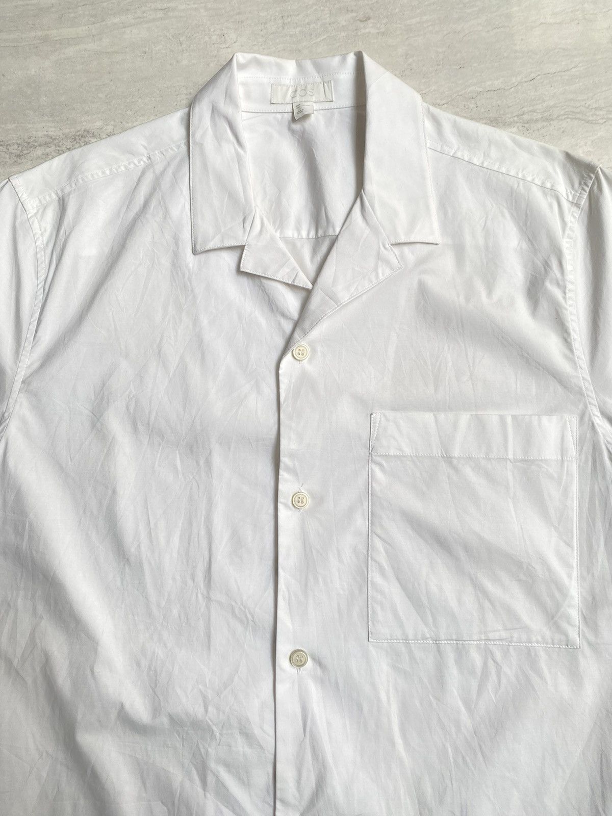 Cos COS Collection Of Style White Boxy Shirt Size US M / EU 48-50 / 2 - 8 Thumbnail