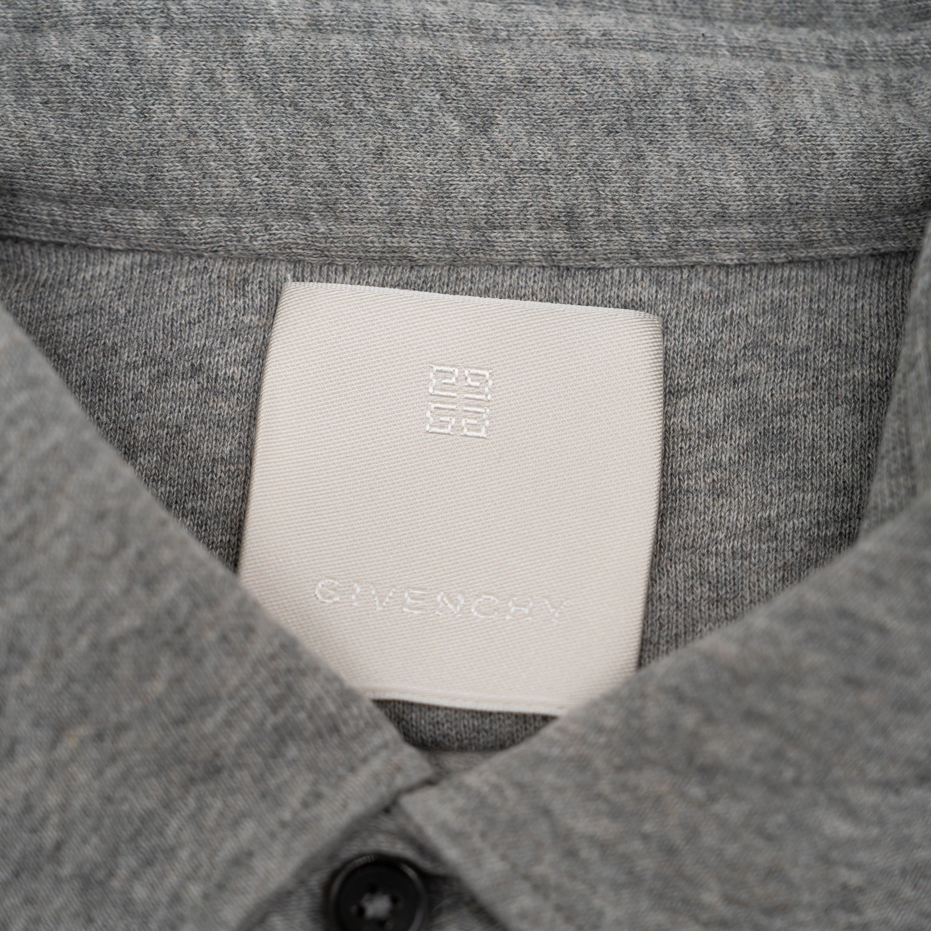 Givenchy 39 Givenchy College Shirt Grey Melange Size US M / EU 48-50 / 2 - 4 Thumbnail