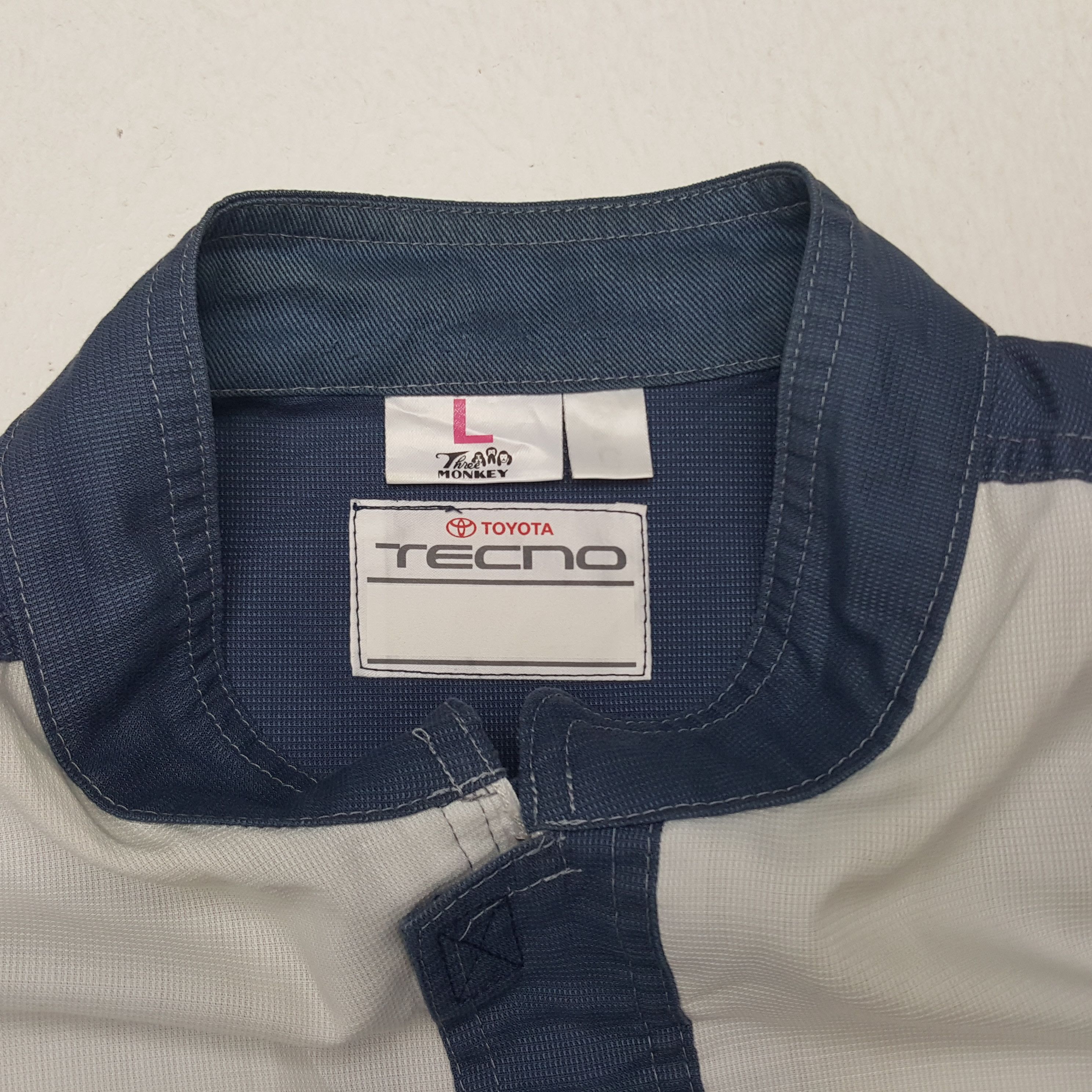 Japanese Brand × Vintage Vintage Toyota Tecno Japanese Racing Coverall Jacket Size US M / EU 48-50 / 2 - 7 Thumbnail