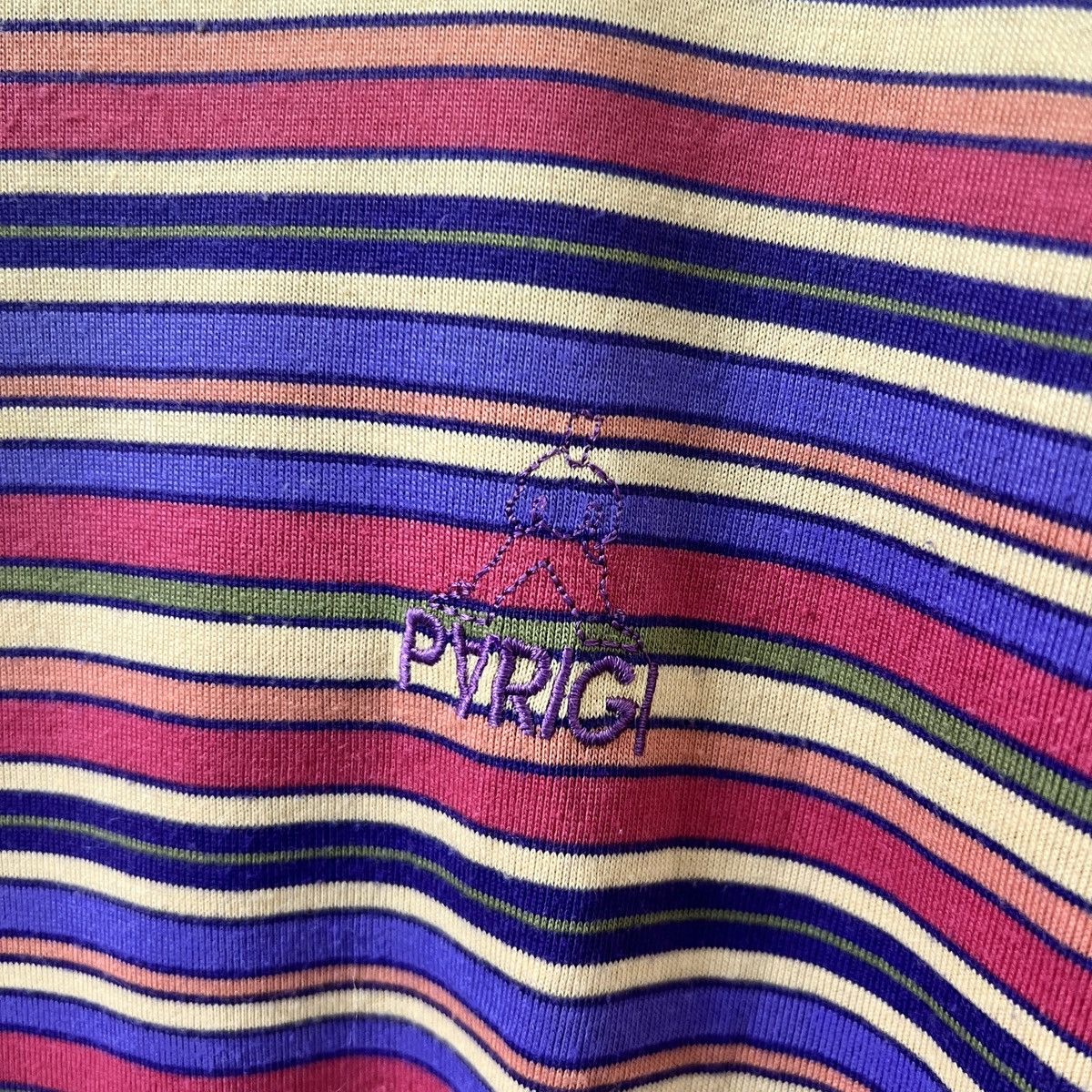 Vintage VTG PARIGI STRIPE TEE Size US XL / EU 56 / 4 - 2 Thumbnail