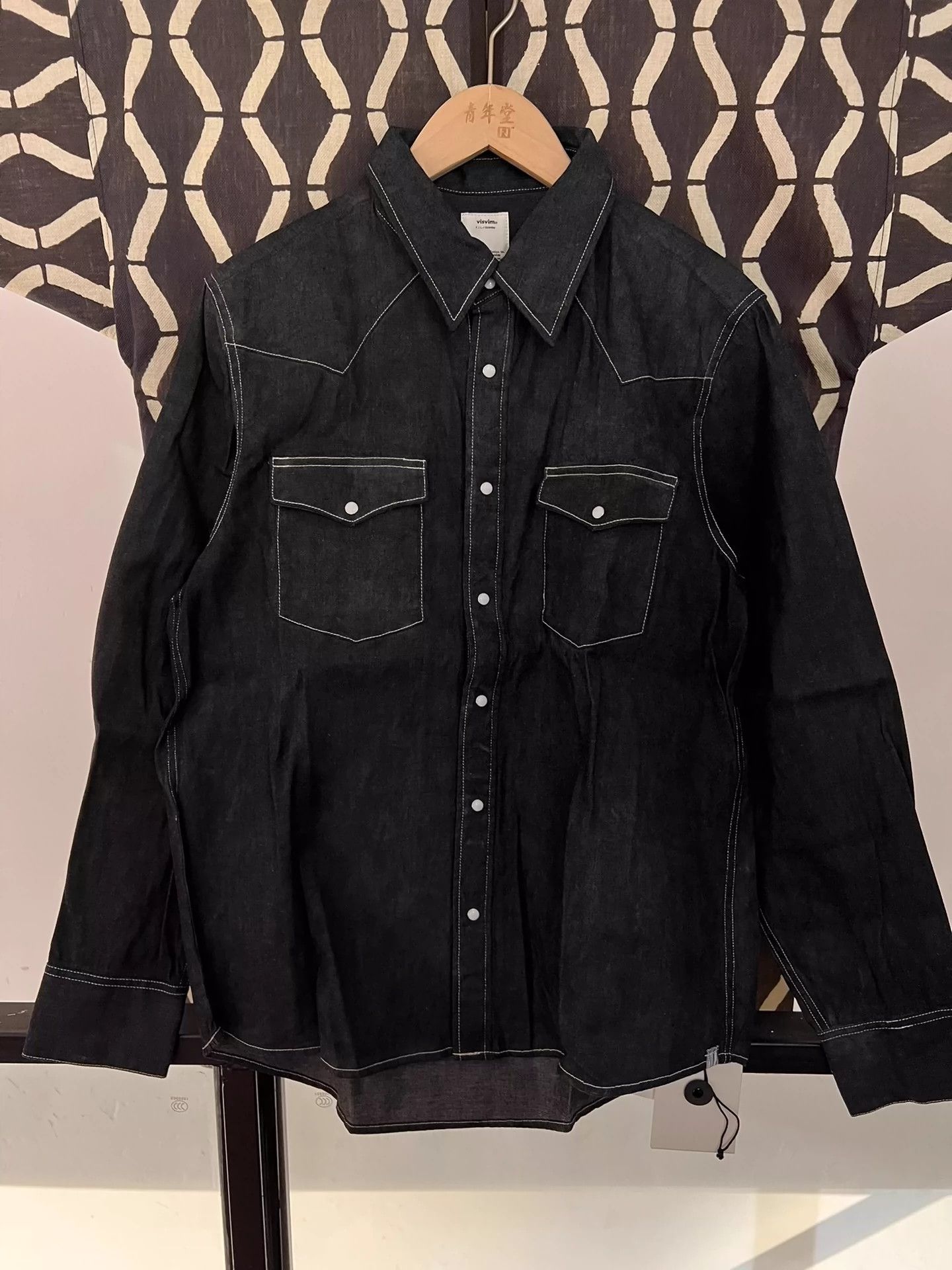 VISVIM SOCIAL SCULPTURE SHIRT MUDOVERDYE