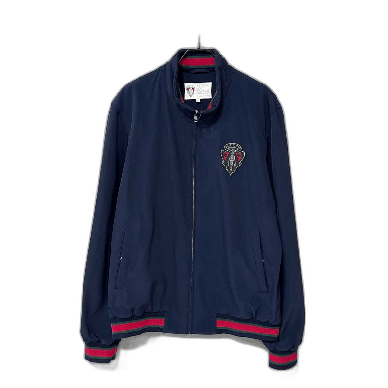 Gucci Embroidered Logo Striped Gucci Jacket-2506 Size US L / EU 52-54 / 3 - 1 Thumbnail