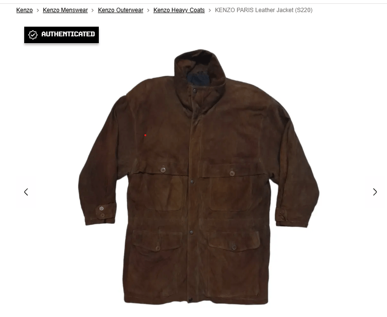 Kenzo KENZO PARIS Leather Jacket (S220) Size US M / EU 48-50 / 2 - 6 Thumbnail