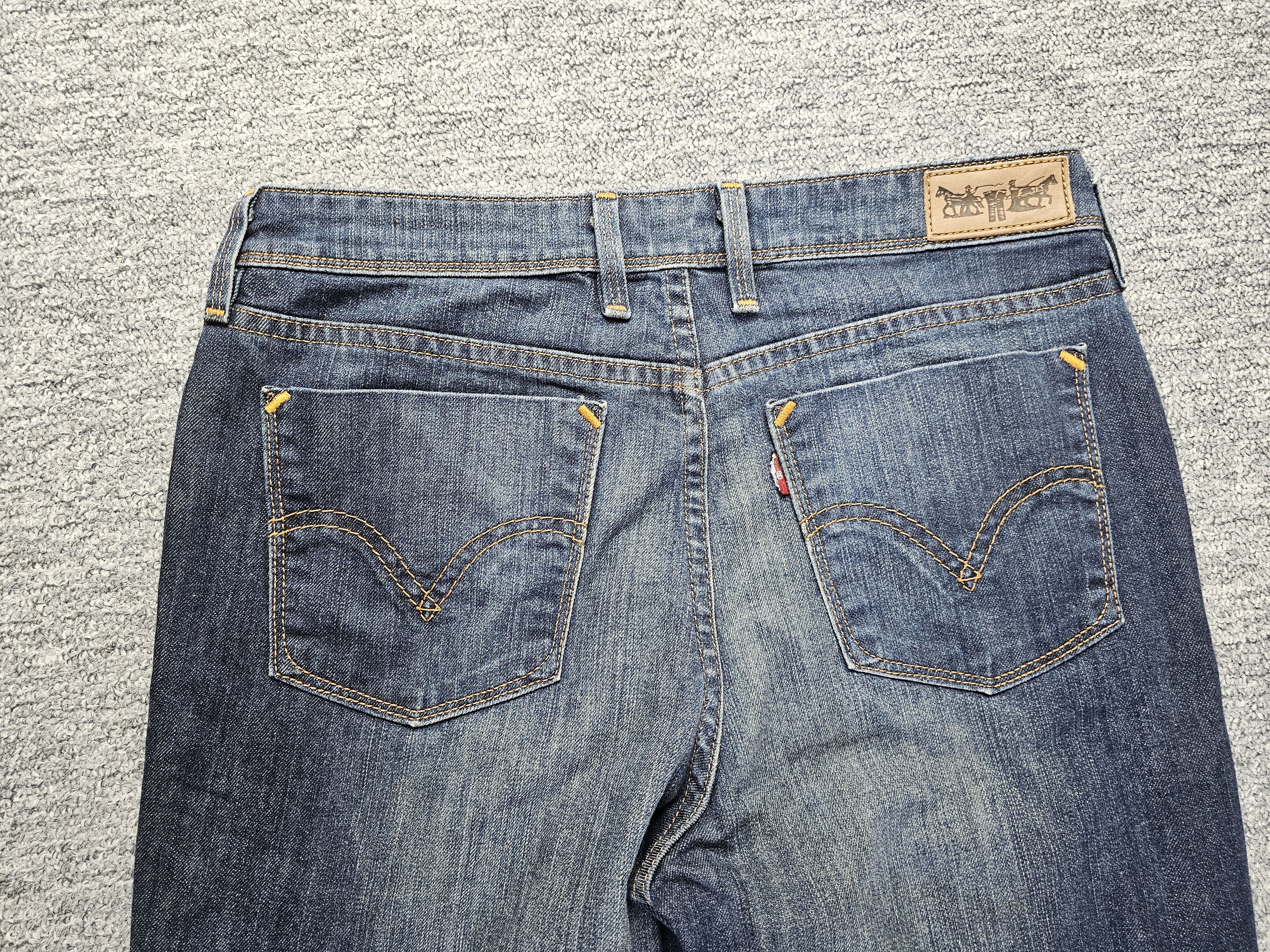 Levi's Vintage Levis 629 Bootcut Jeans Women 31x30 Blue Y2K Flare Size 31" - 8 Thumbnail