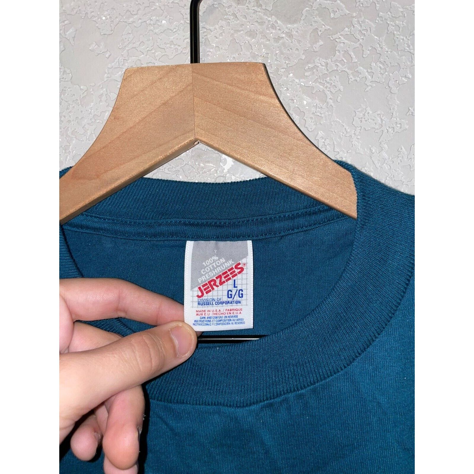 Jerzees Vintage Montana Flower Shirt Mountain Columbine Tee 90s L Size US L / EU 52-54 / 3 - 6 Thumbnail
