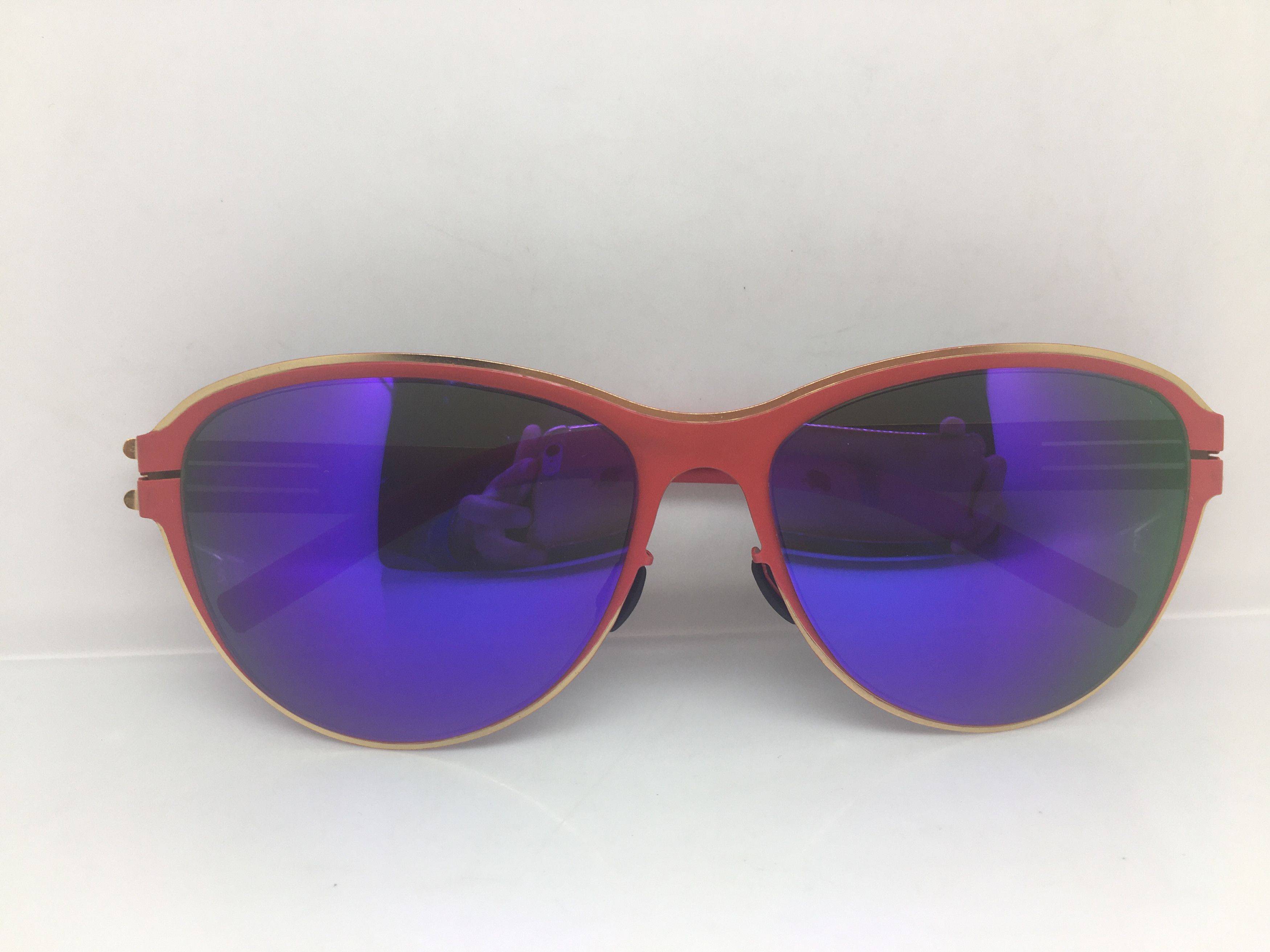 Other Red Gold Alloy Sunglasses Frame Size ONE SIZE - 6 Thumbnail