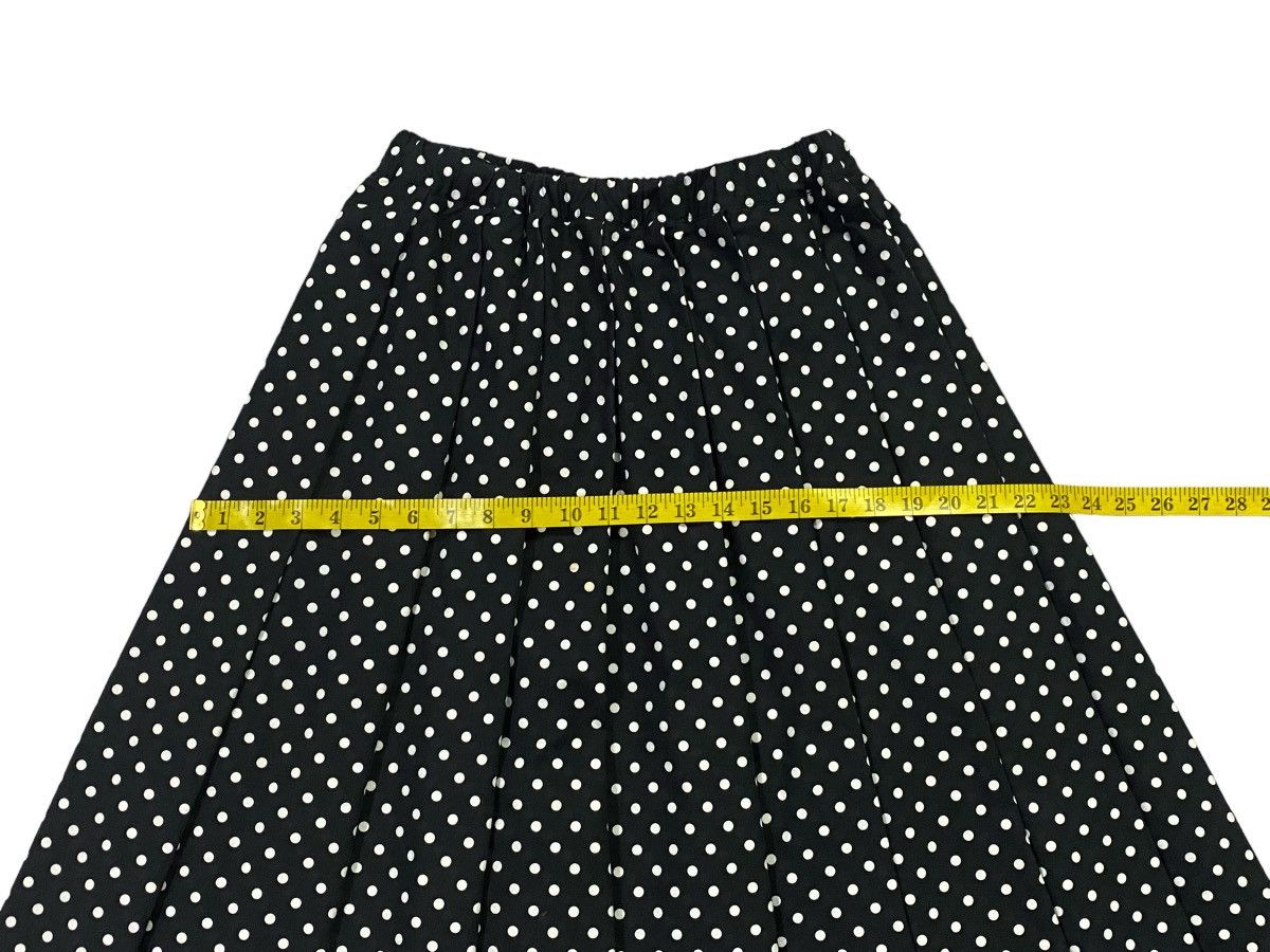 Comme des Garcons Black Black Comme Des Garçons AD2014 Polka Dot Midi Skirt Size 28" / US 6 / IT 42 - 9 Thumbnail