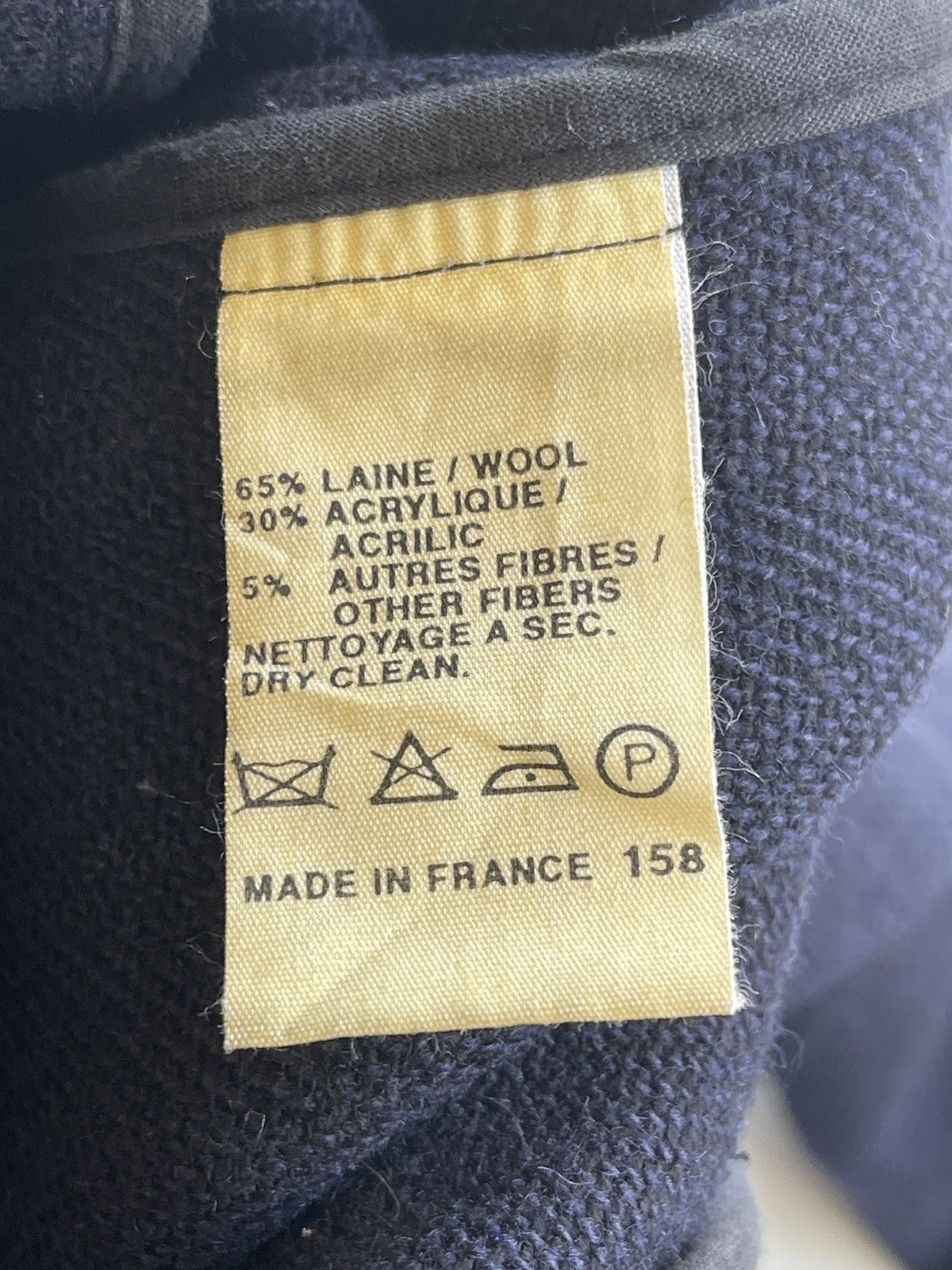 A.P.C. A.P.C Wool Navy Blue Jacket Size S / US 4 / IT 40 - 7 Thumbnail