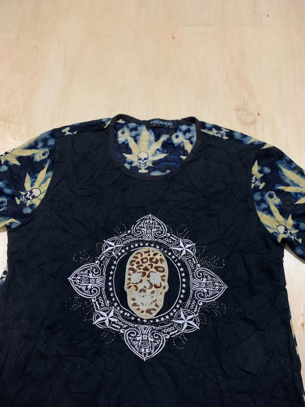 Hysteric Glamour × If Six Was Nine × Japanese Brand Vintage Y2k Frcehoo Skull Tshirt Punk style Size US M / EU 48-50 / 2 - 3 Thumbnail