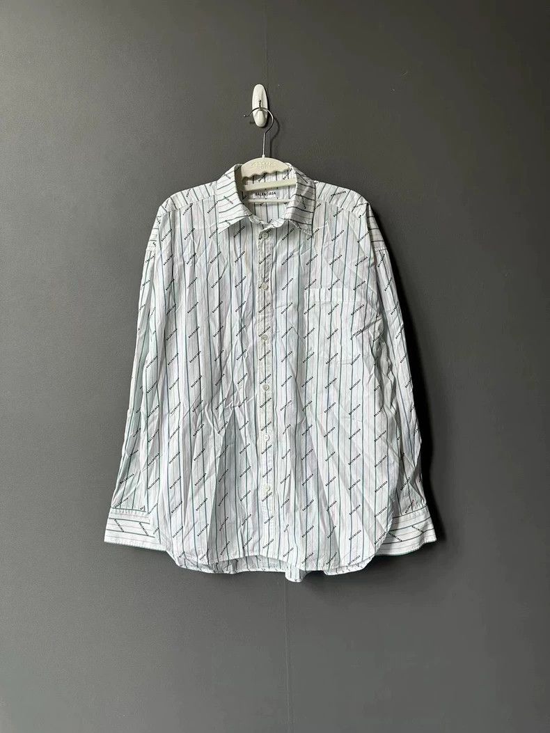 Balenciaga Balenciaga size 36 Striped Barrage Shirt Size US S / EU 44-46 / 1 - 1 Thumbnail