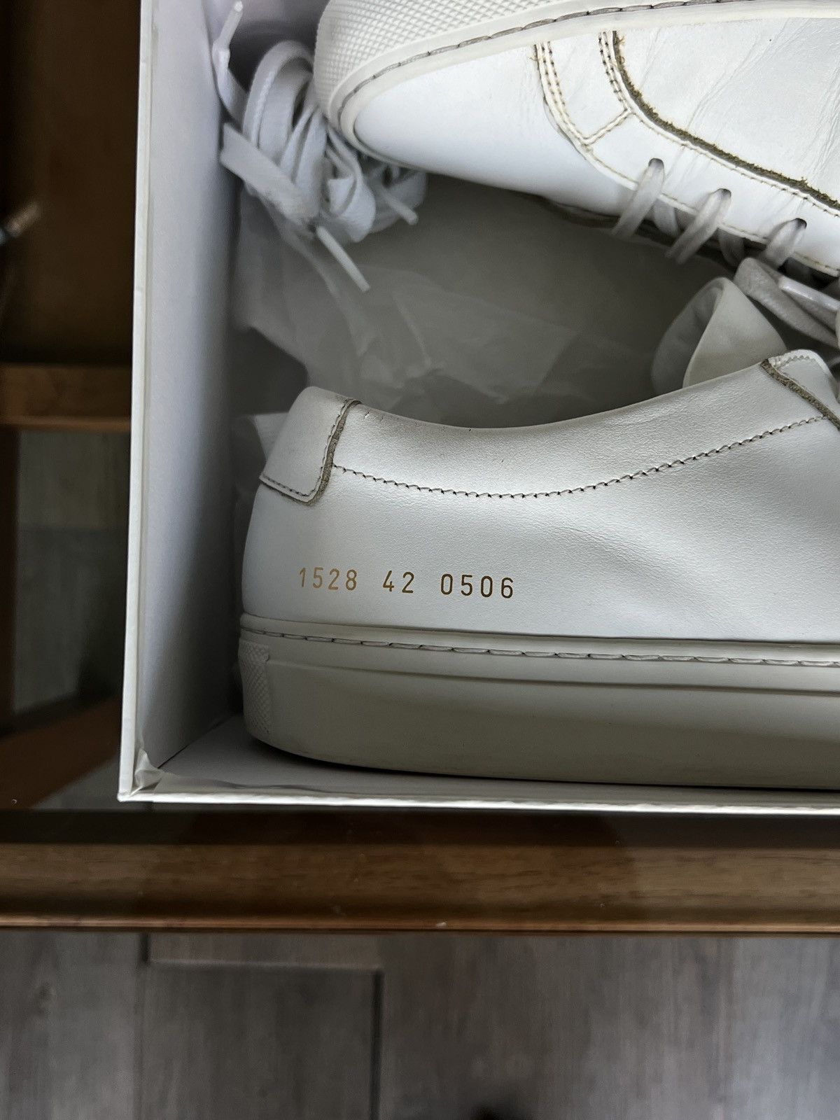 Common Projects Common Projects - Achilles Low top sneakers (white) Size US 9 / EU 42 - 2 Thumbnail