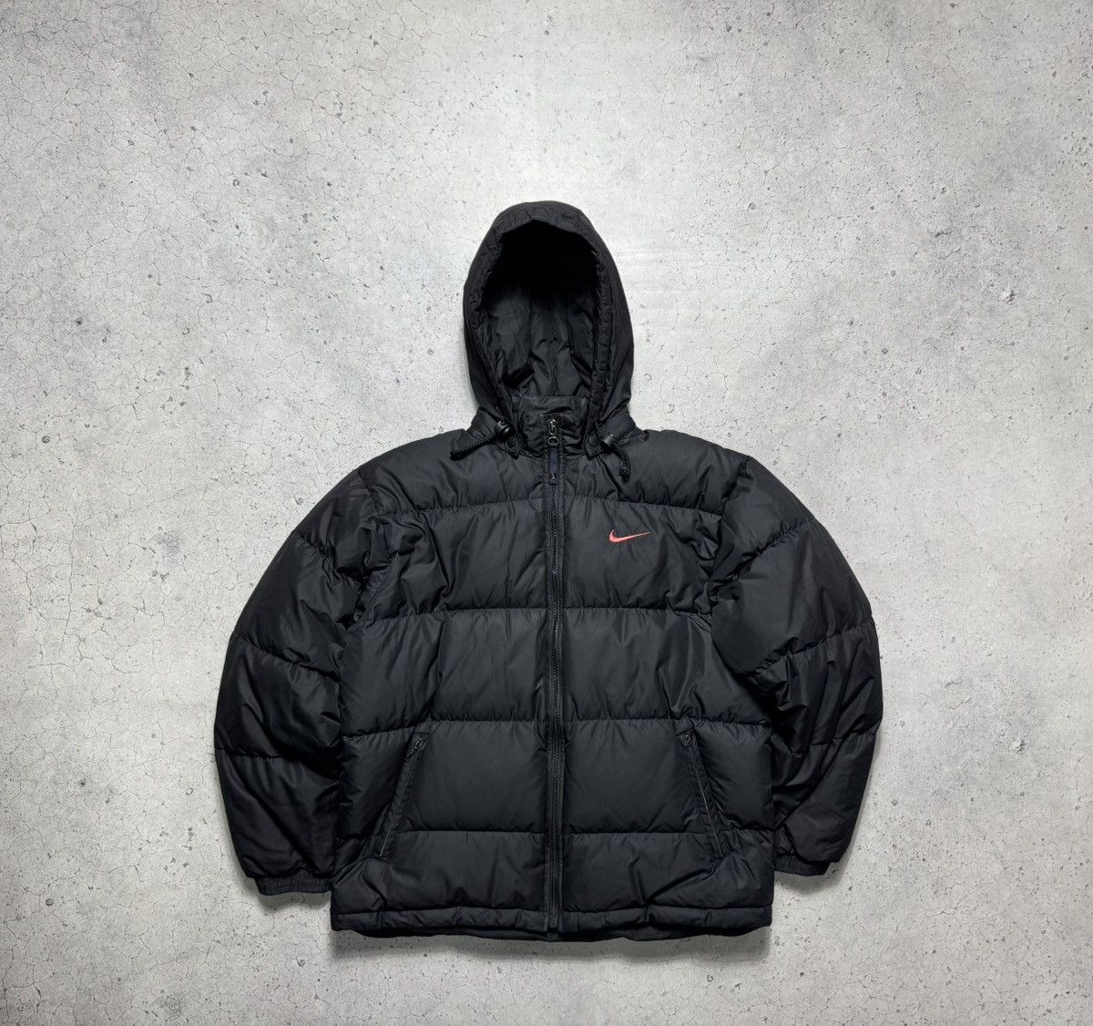 Nike Nike Down Puffer Bomber Jacket Big Swoosh Vintage 90’s Size US S / EU 44-46 / 1 - 2 Thumbnail