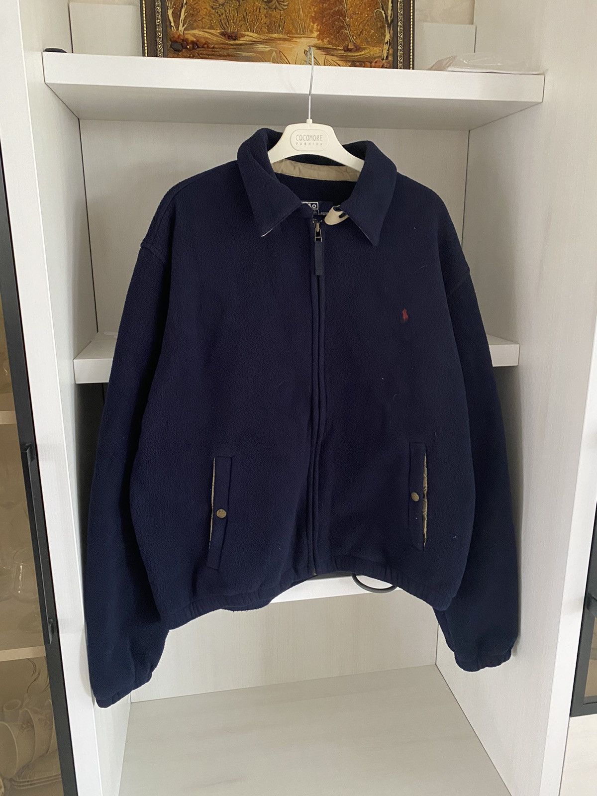 Polo Ralph Lauren 00s Polo Ralph Lauren Fleece Jacket Vintage Teddy Size US L / EU 52-54 / 3 - 1 Thumbnail