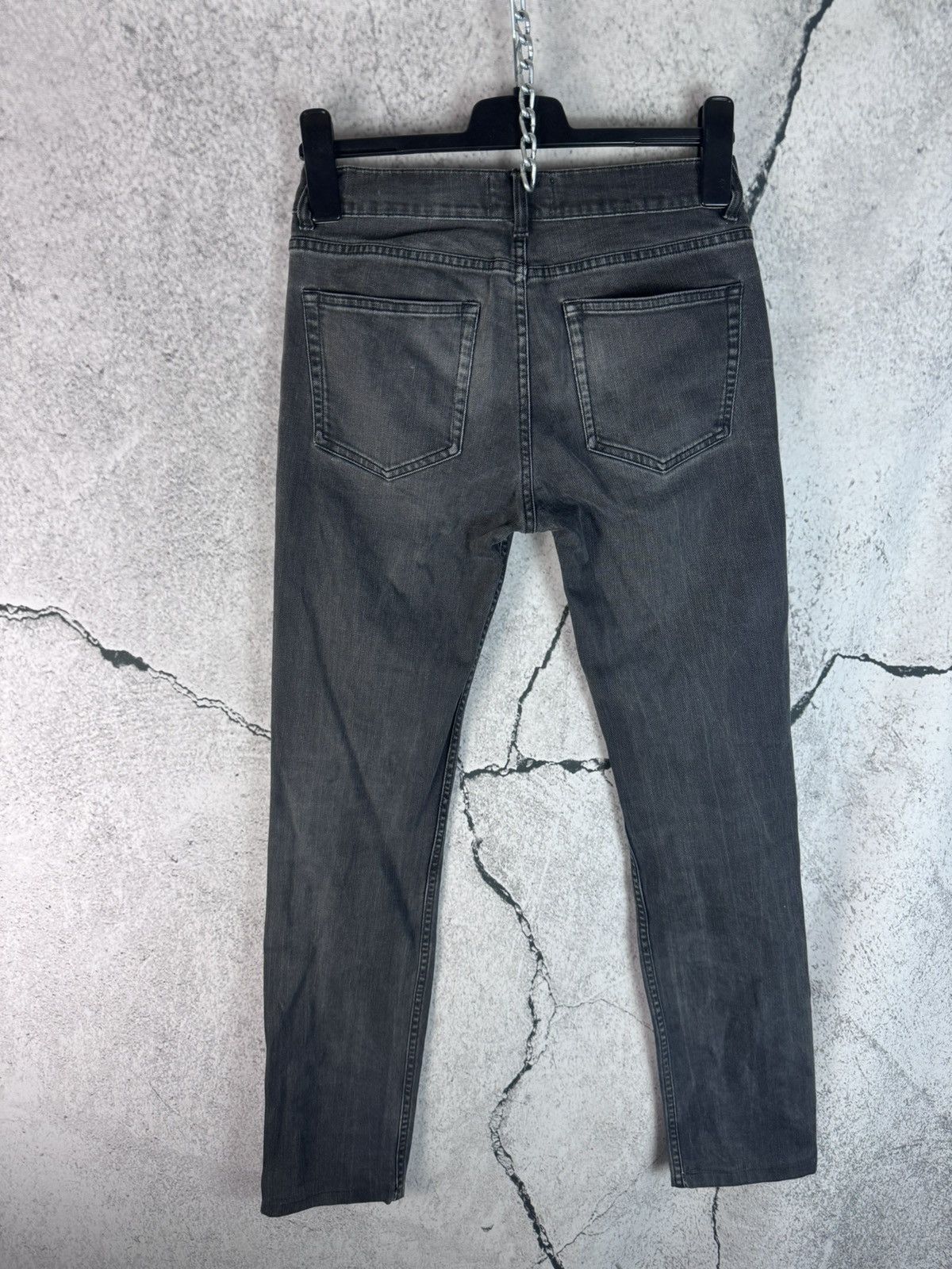 Acne Studios Acne Studios Ace Used Cash Black Denim Jeans Size US 28 / EU 44 - 2 Thumbnail