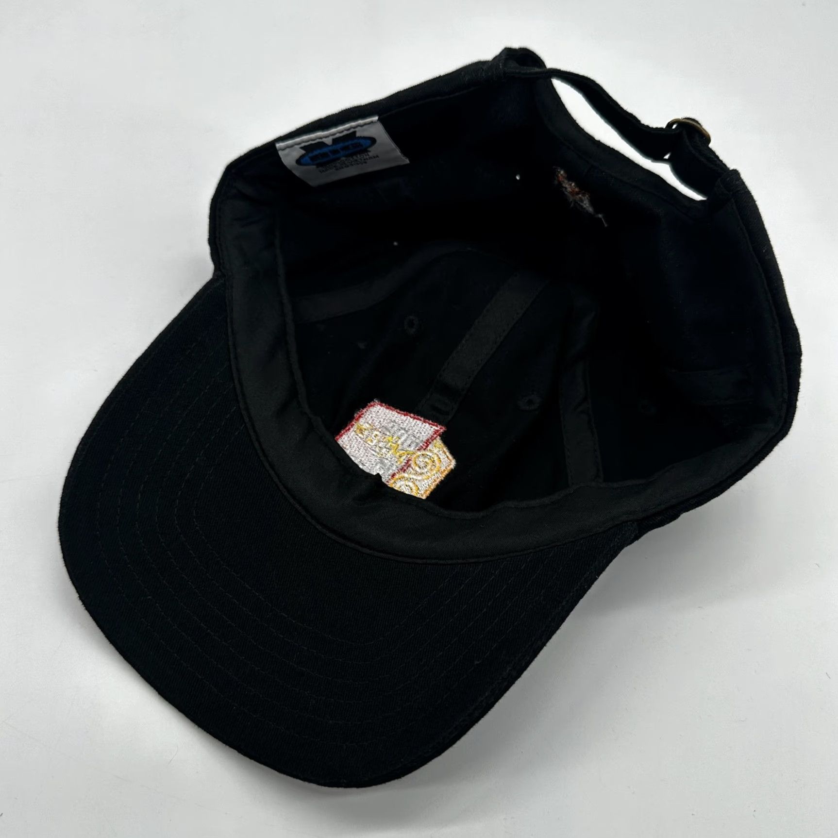 Vintage BIG The Price Is Right Hat Cap Strap Back Mens One Size Black Cotton Twill Adjustable Baseball Cap Mens Black TV Show Logo Size ONE SIZE - 5 Thumbnail