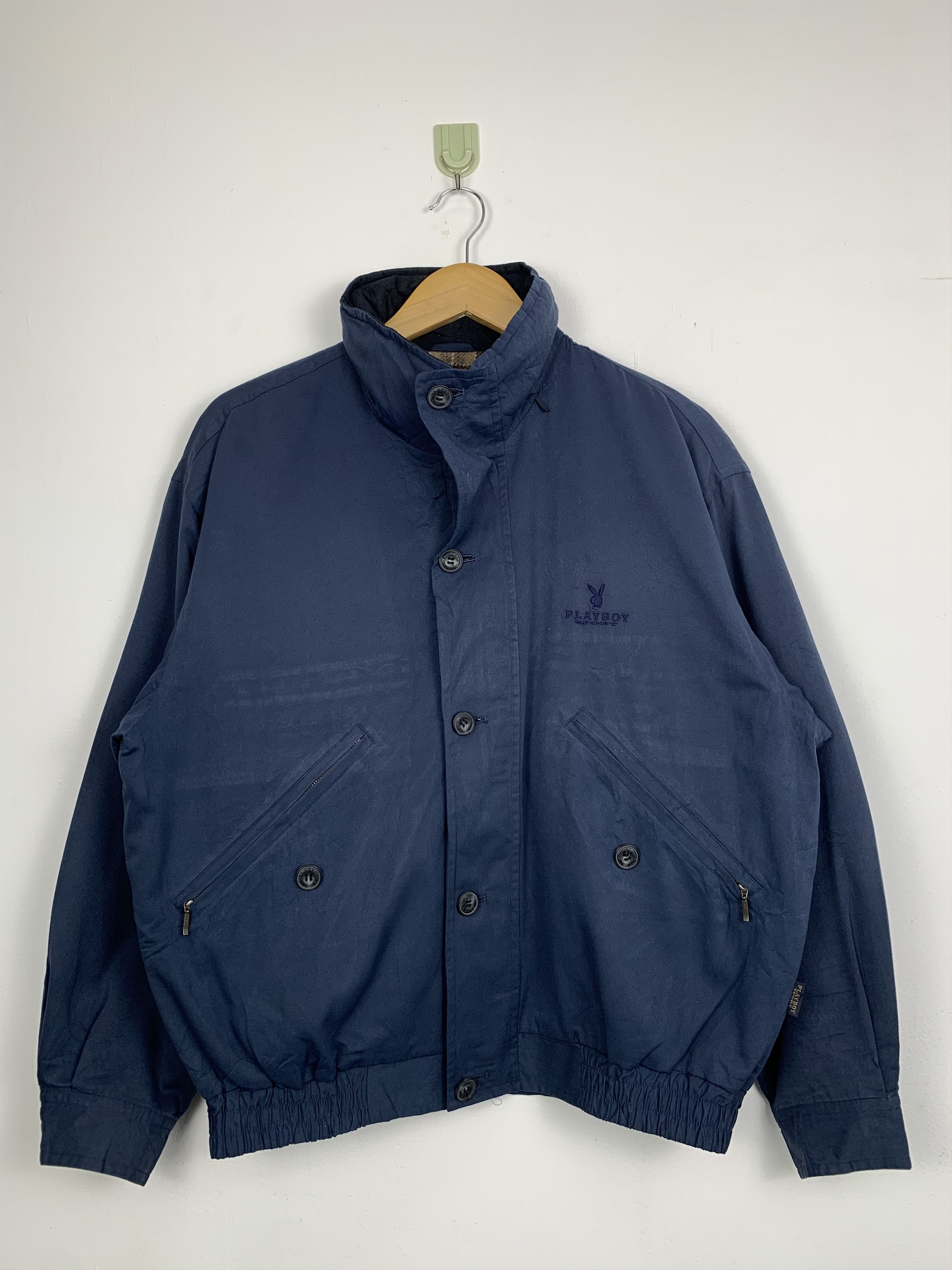 Playboy Vintage PLAYBOY Checkered Lining Jacket J0719 Size US M / EU 48-50 / 2 - 1 Thumbnail