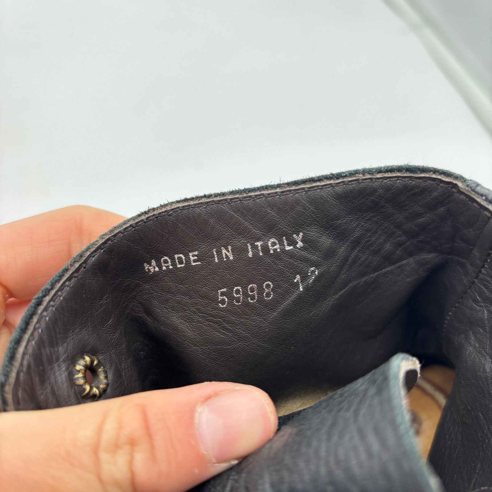 Shoto Shoto 5998 Handmade in Italy Boots Vibram 12 D Lamb Leather Size US 12 / EU 45 - 10 Thumbnail