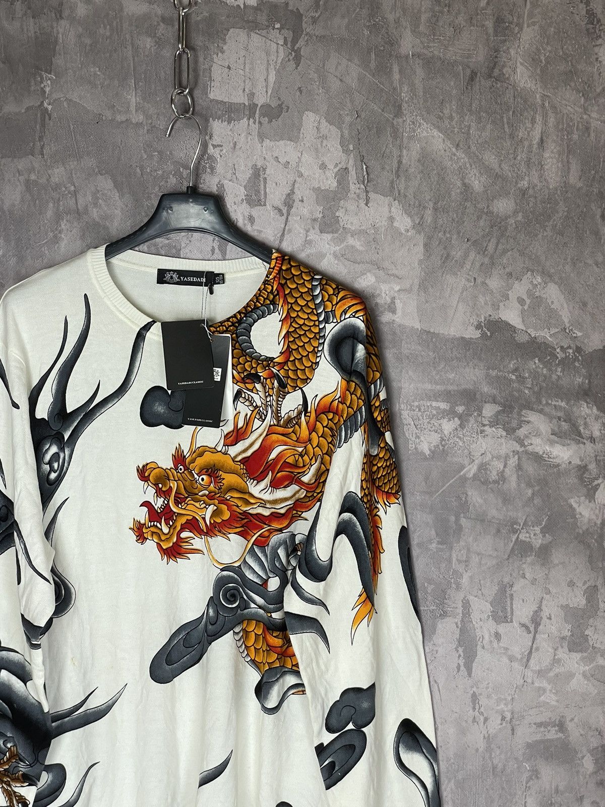 Japanese Brand × Vintage Vintage Tattoo Mesh Long Sleeve Sweater Gaultier Style Size M / US 6-8 / IT 42-44 - 4 Thumbnail