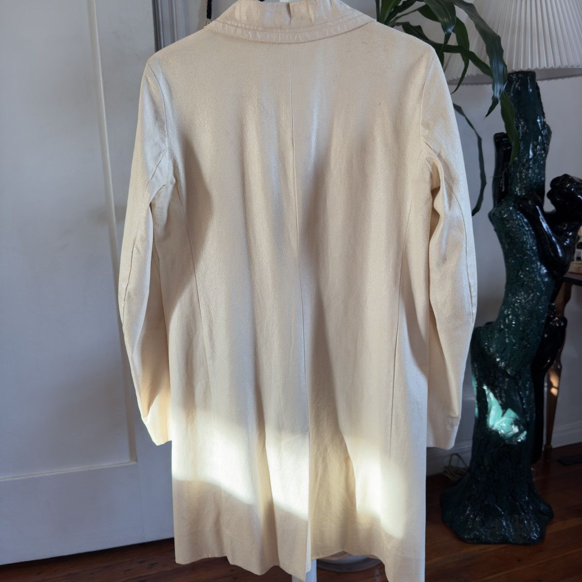 Designer Kira plastilina coat in bone Size S / US 4 / IT 40 - 2 Thumbnail