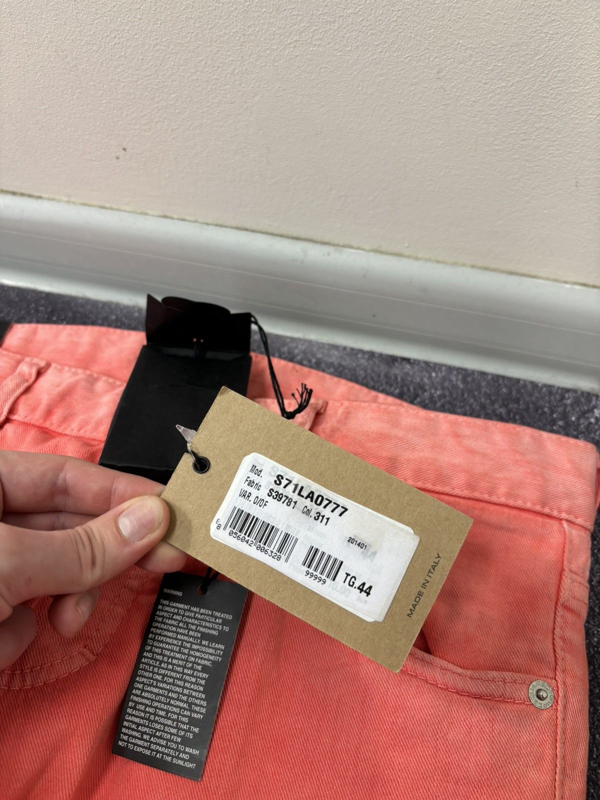 Dsquared2 Dsquared2 Men’s NWT Coral Slim Straight Italian Denim Jeans Size US 28 / EU 44 - 8 Thumbnail