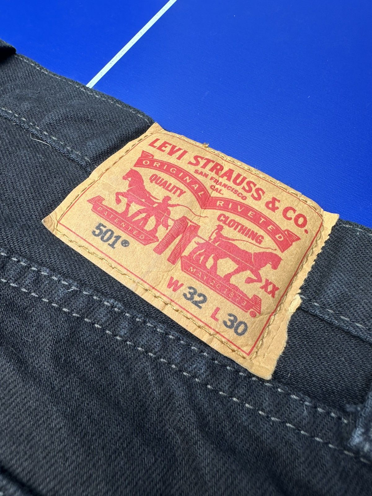 Levi's Levi’s 501 32x30 Black Size US 32 / EU 48 - 6 Thumbnail