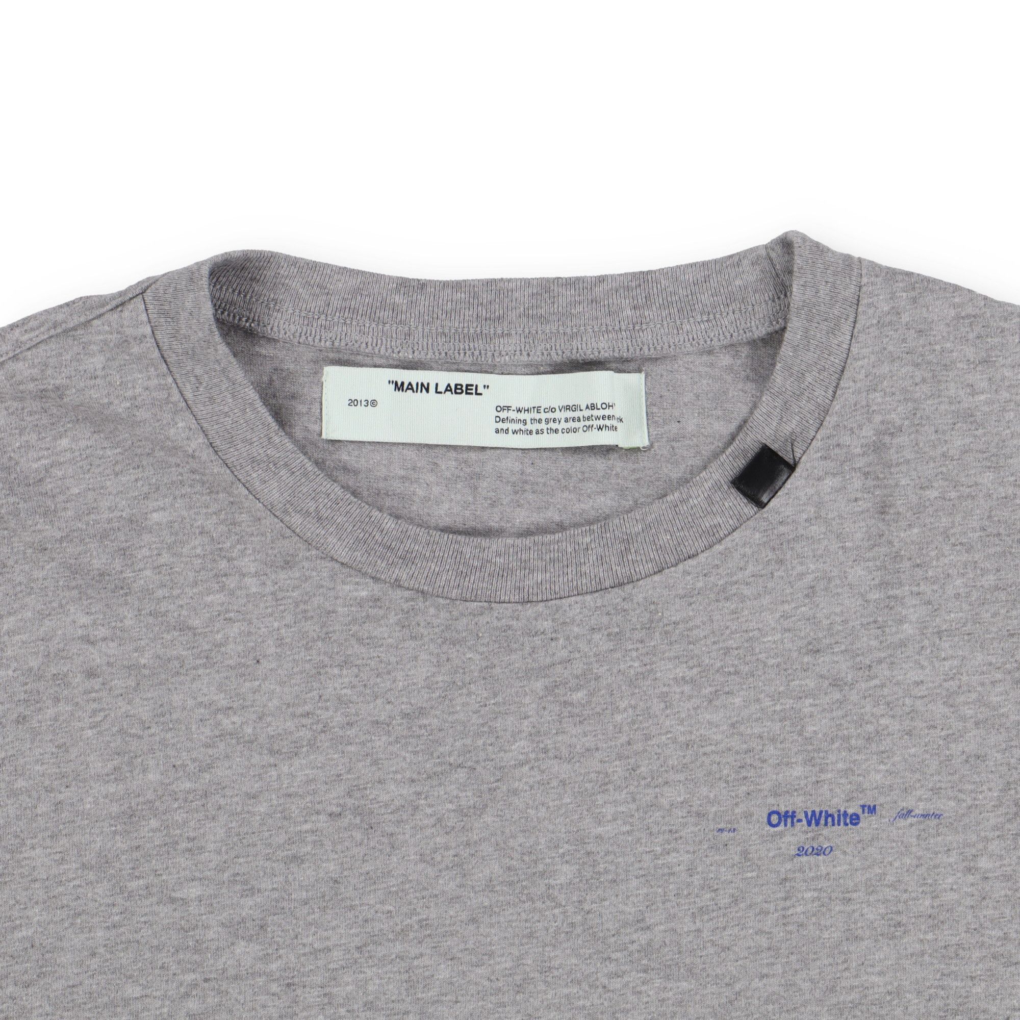 Off-White Grey Acrylic Arrows Logo Oversized T-Shirt Size US M / EU 48-50 / 2 - 8 Thumbnail