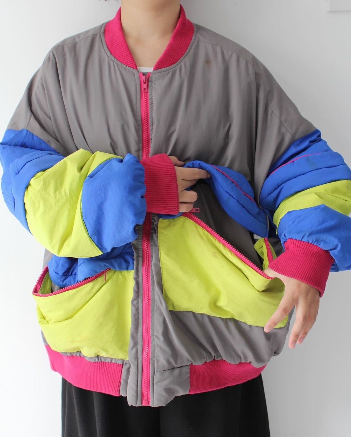 Vintage 2000S JAPANESE MADE 4 BIG POCKET BOMBER JACKET Size US XL / EU 56 / 4 - 3 Thumbnail