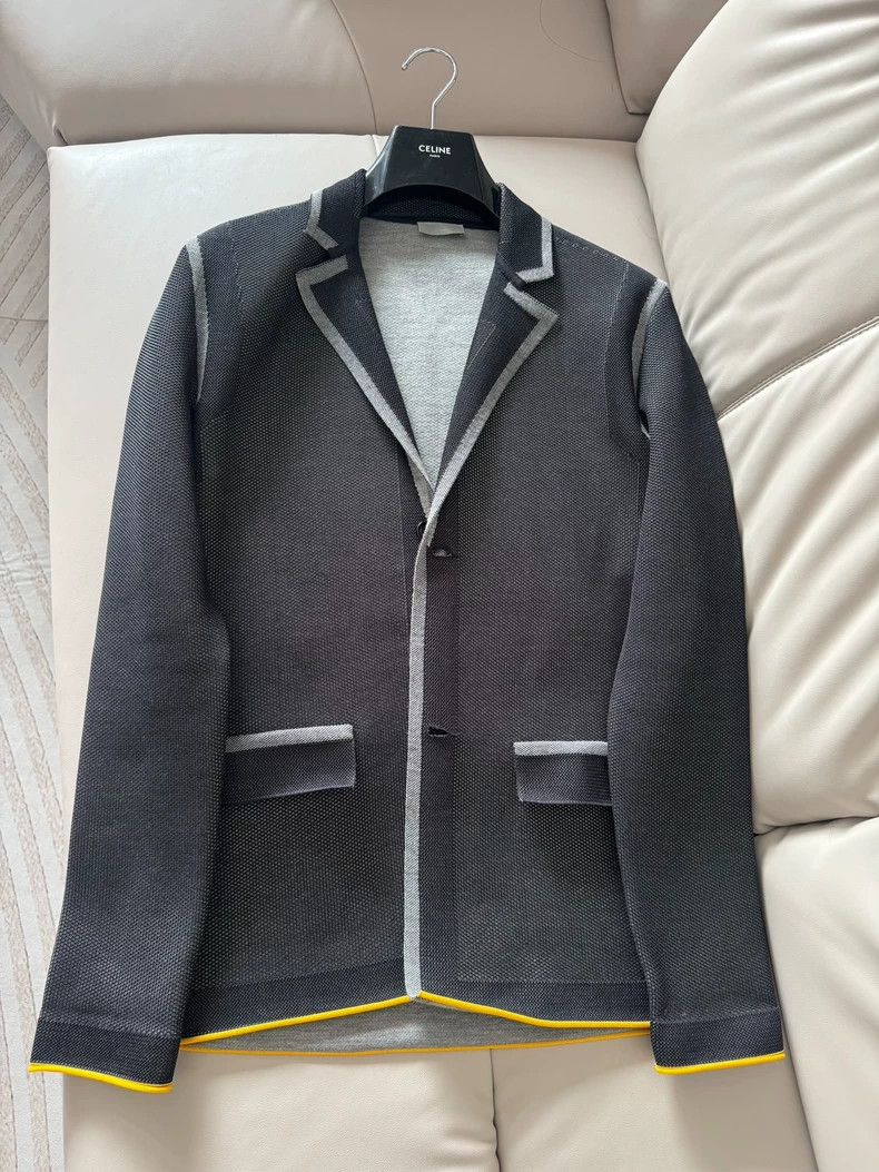 Dior Dior Grey wool suit jacket Size M / US 6-8 / IT 42-44 - 1 Thumbnail
