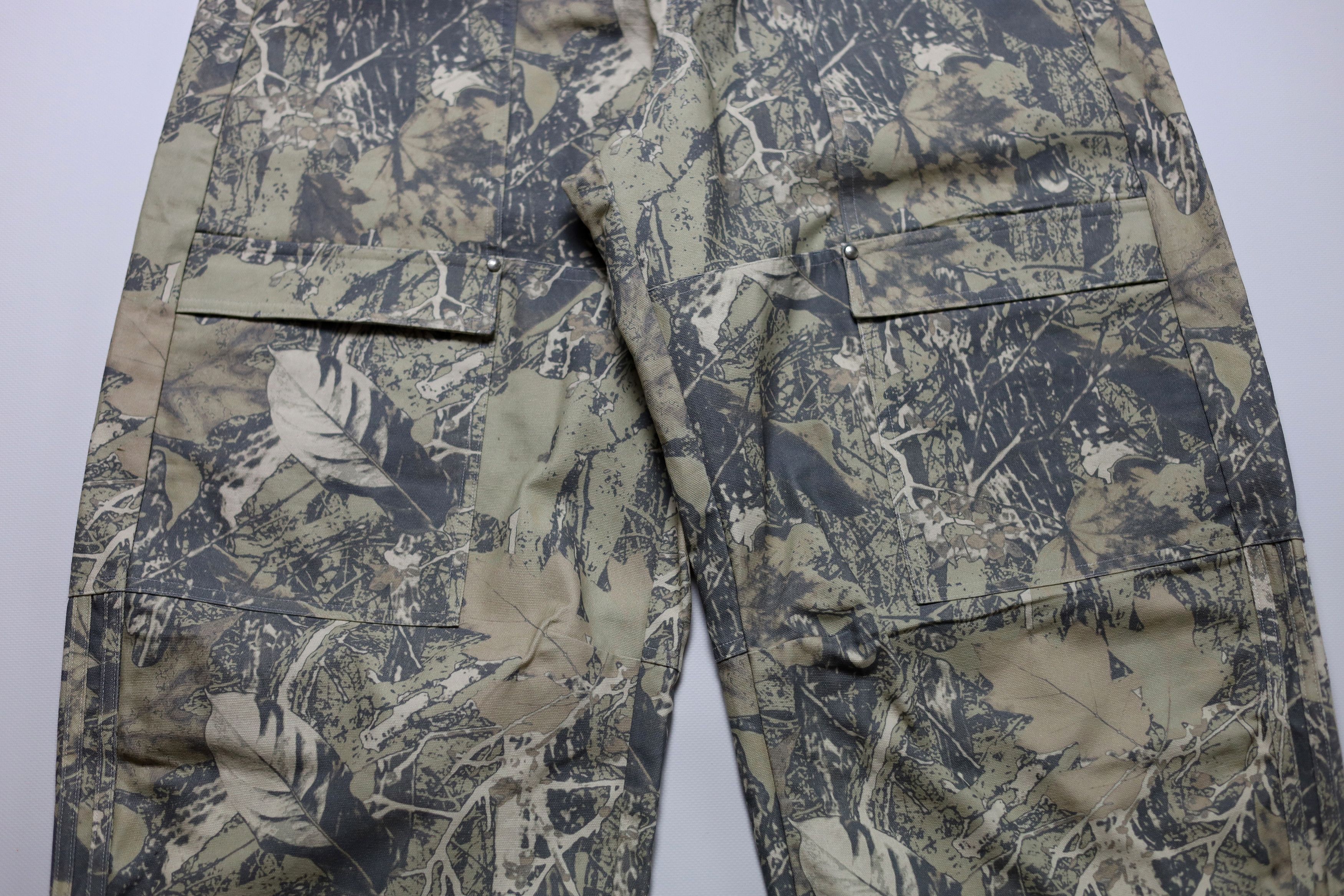 Adidas Adidas Originals Canvas Cargo Work Pants Real Tree AsiaFit Size US 34 / EU 50 - 4 Thumbnail