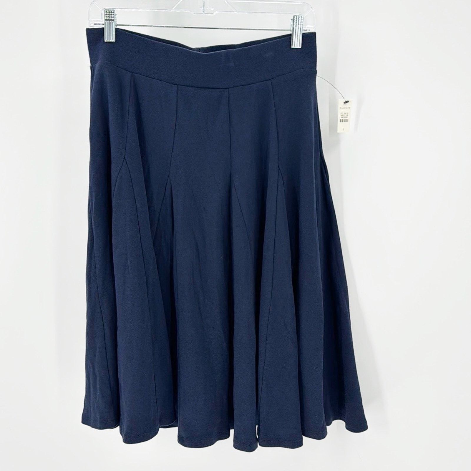 Other Talbots SUPERSOFT PONTE MIDI SKIRT navy blue versatile midi Size 27" / US 4 / IT 40 - 1 Thumbnail