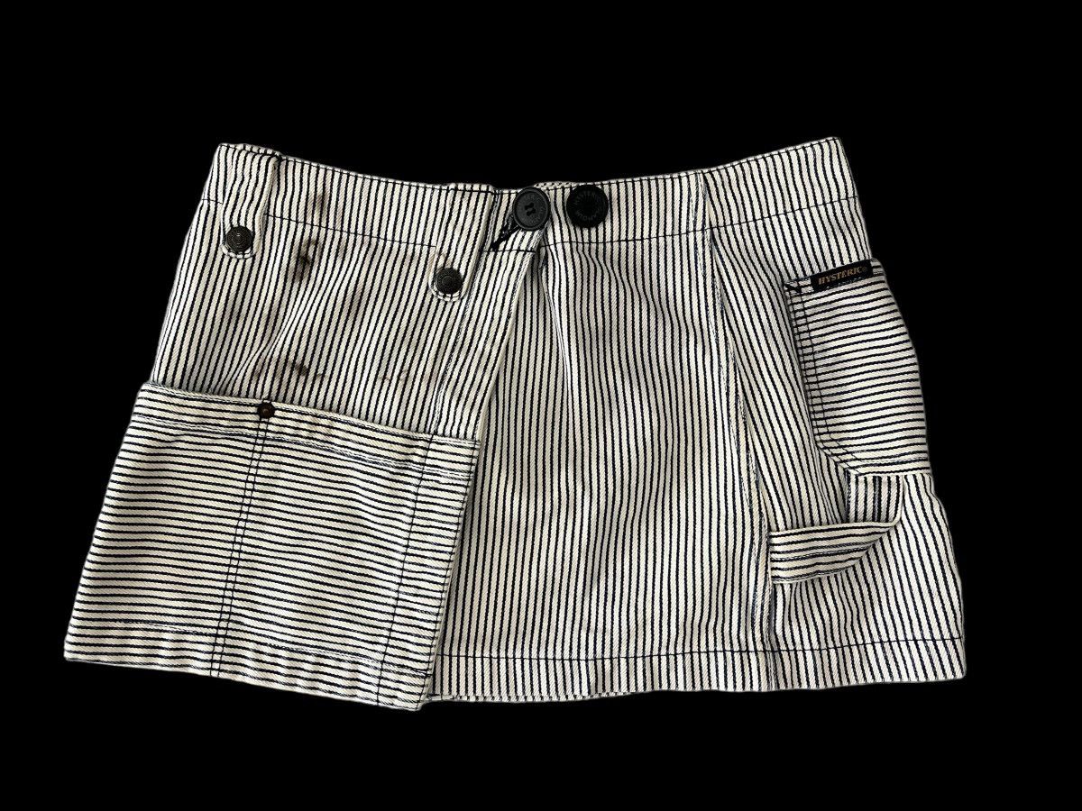 A Stripes Reconstructed Skirts by Hysteric Glamour