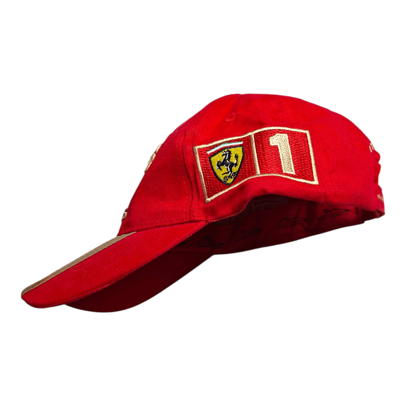 Ferrari Vtg Michael Schumacher Ferrari F1 Hat 6 Time World Champion Size ONE SIZE - 4 Thumbnail