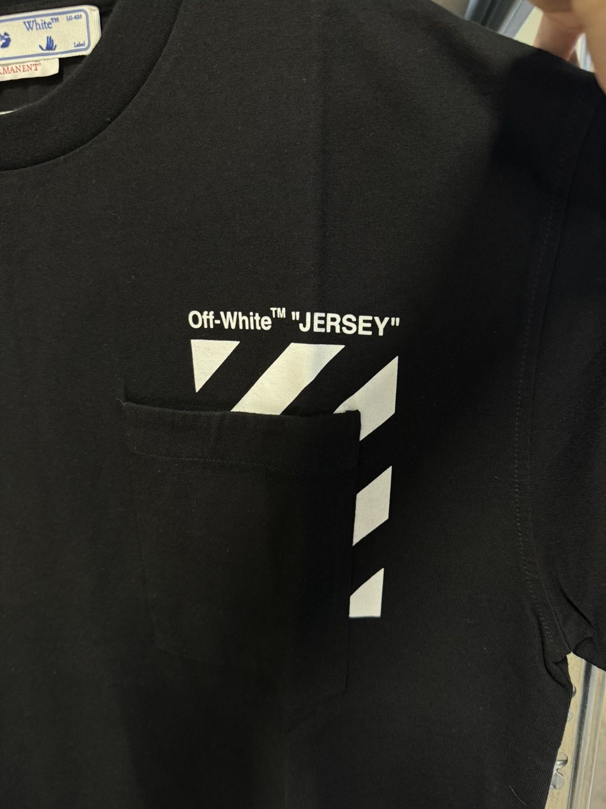 Off-White Off-White Logo Printed T-Shirt NEW 450$ Size US L / EU 52-54 / 3 - 3 Thumbnail