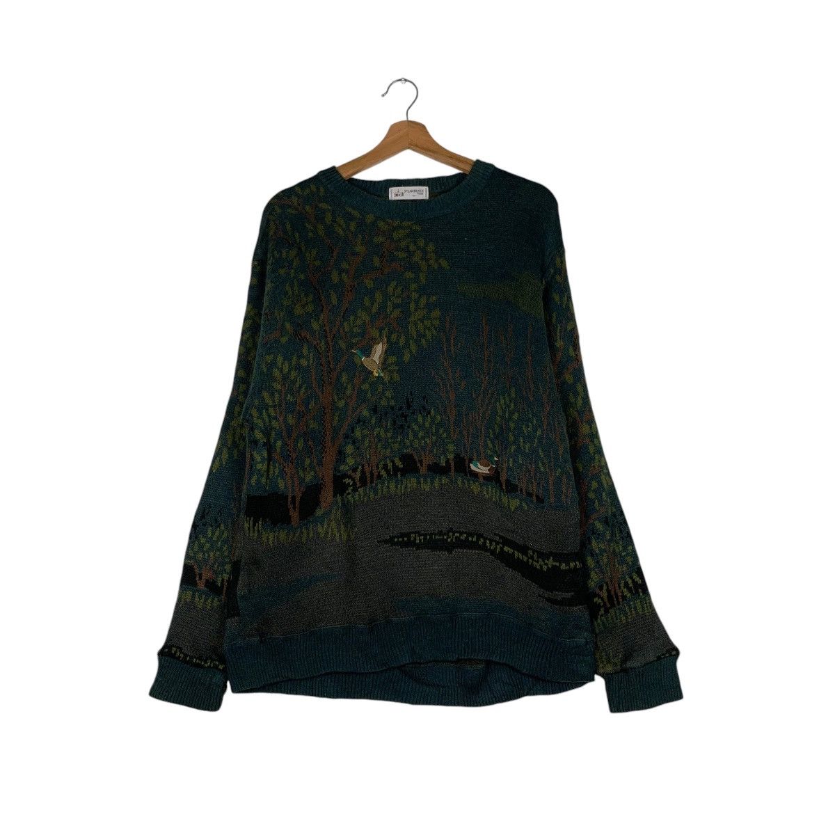 ST LAWRENCE Villa Graphics Knitted Sweater #1379-C62