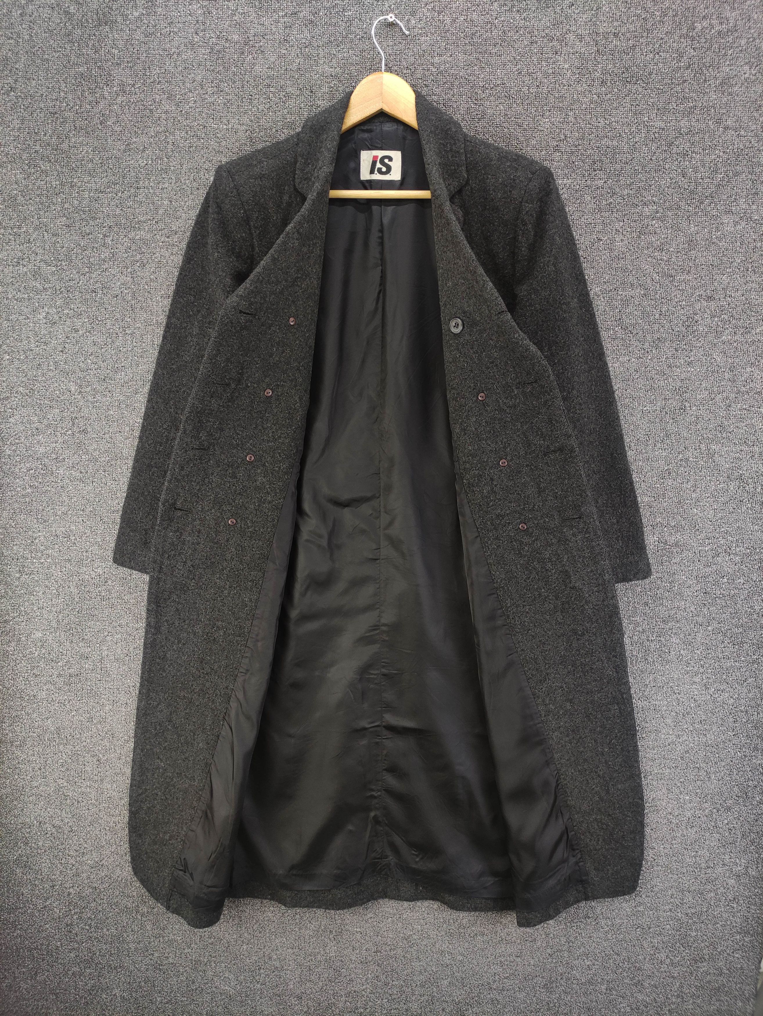Issey Miyake Vintage 80s Issey Miyake Wool Coat Double Brusted Jacket Size US M / EU 48-50 / 2 - 3 Thumbnail