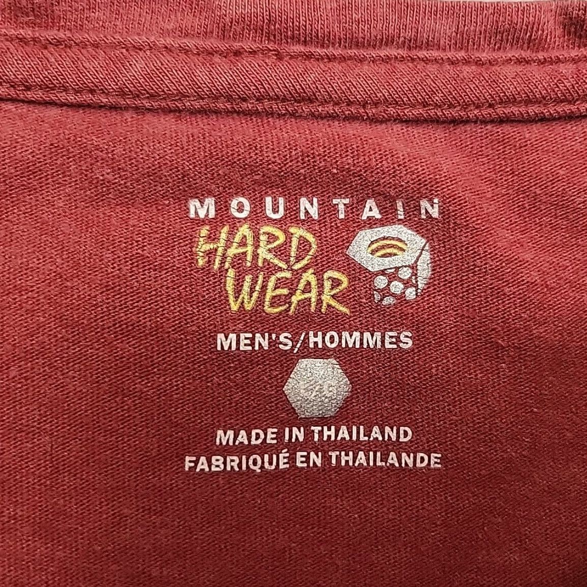 Mountain Hardwear VINTAGE Mountain Hardwear Shirt Mens L Red 100% Organic Cotton Long Sleeve Outdoor TEE Size US L / EU 52-54 / 3 - 3 Thumbnail