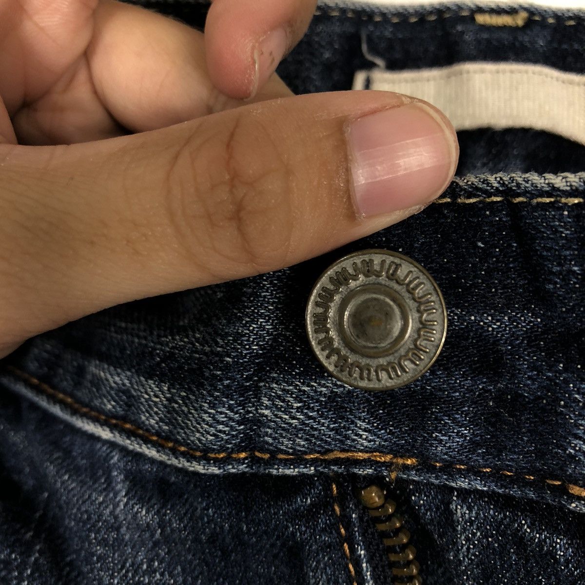 Japanese Brand 🔥Rare Straight Cut Denim Jeans Uniqlo Japan Issey Miyake Size US 36 / EU 52 - 12 Thumbnail