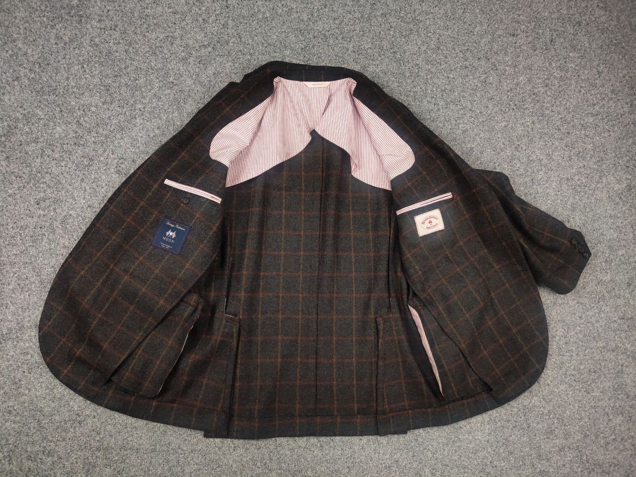Brooks Brothers Brooks Brothers red fleece heritage Moon wool Blazer Jacket Size 42R - 13 Thumbnail