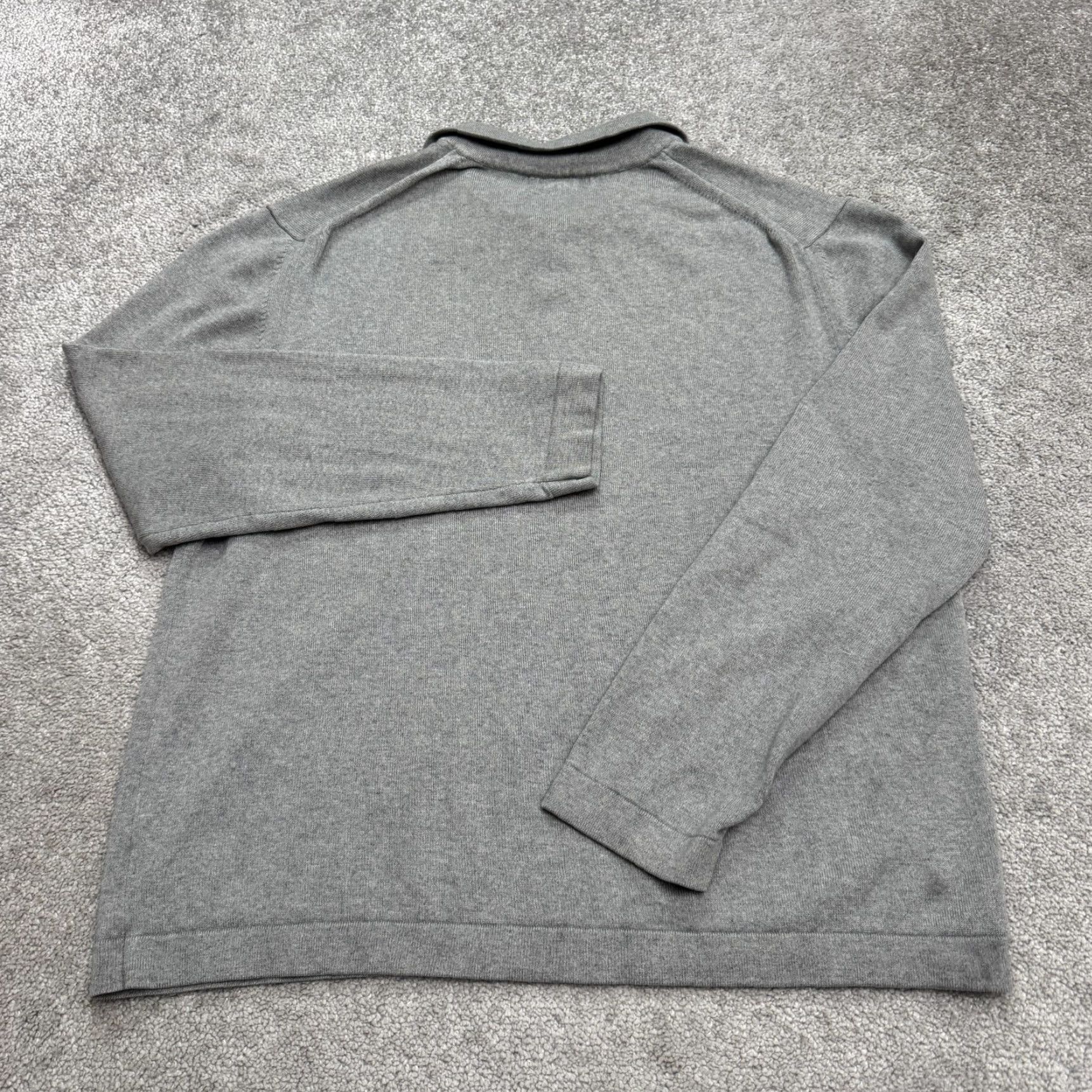 Banana Republic Banana Republic Silk Cashmere Pullover Sweater Mens XL Gray Elbowm Patches Size US XL / EU 56 / 4 - 2 Thumbnail